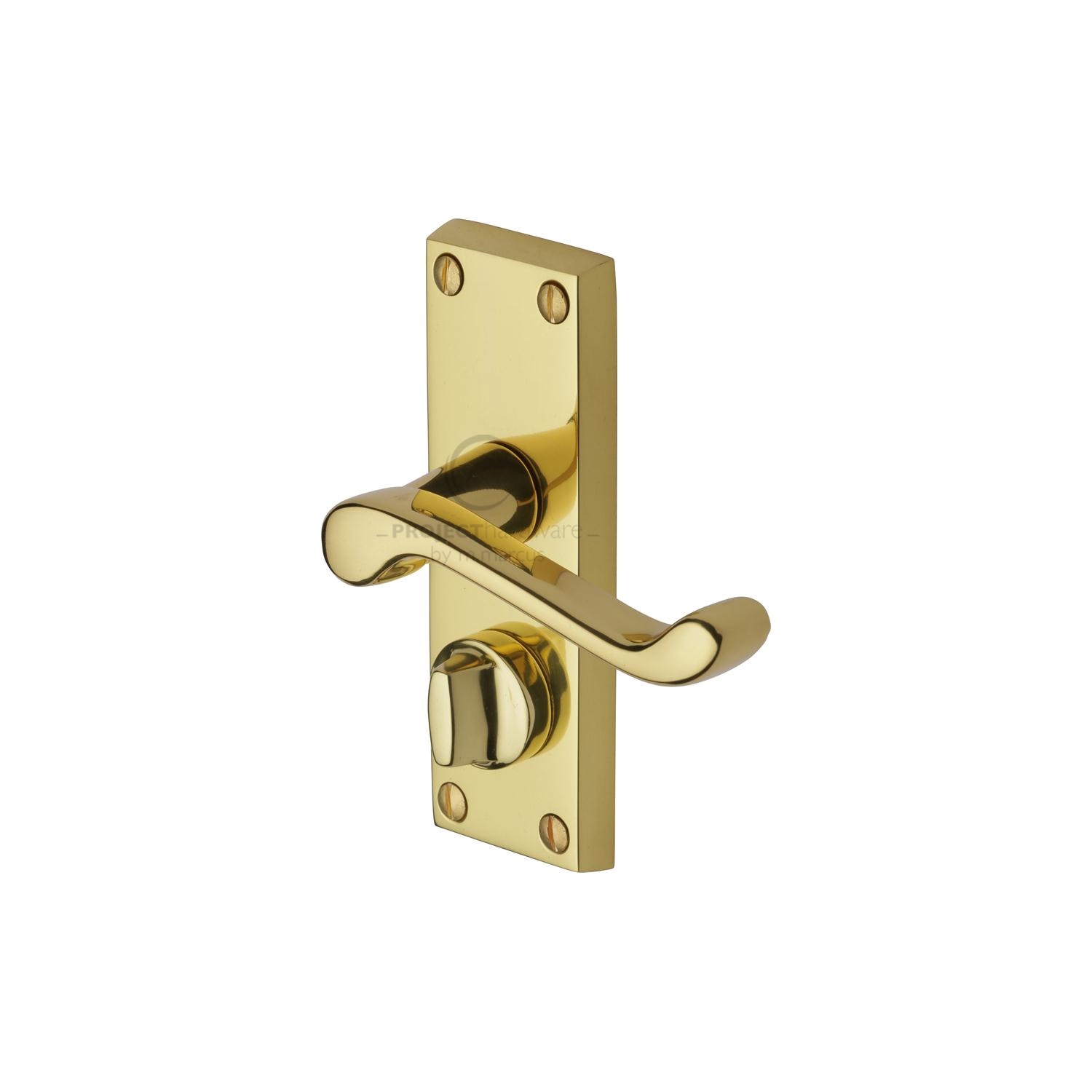 Project Hardware Door Handle for Privacy Set Malvern Short Design