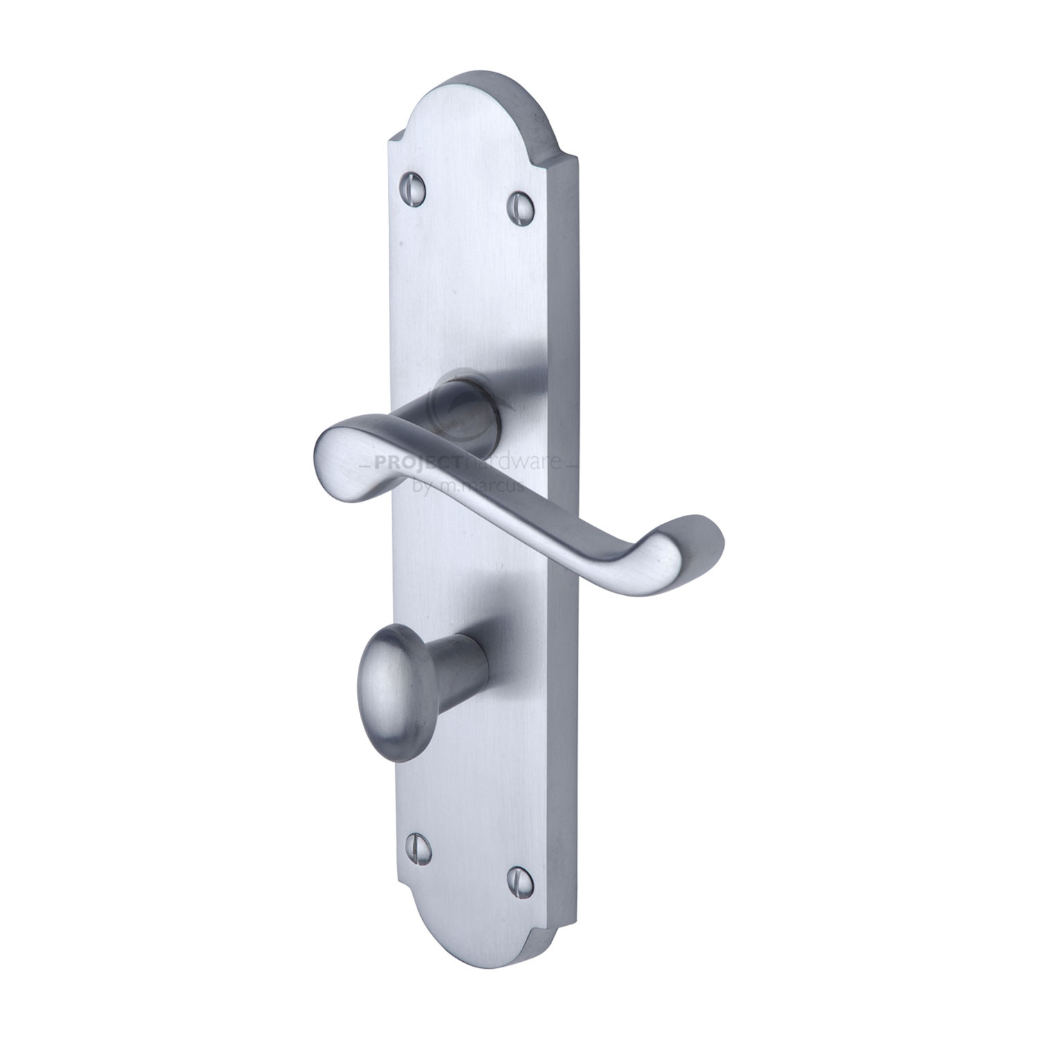 Project Hardware Door Handle for Bathroom Kensington Design