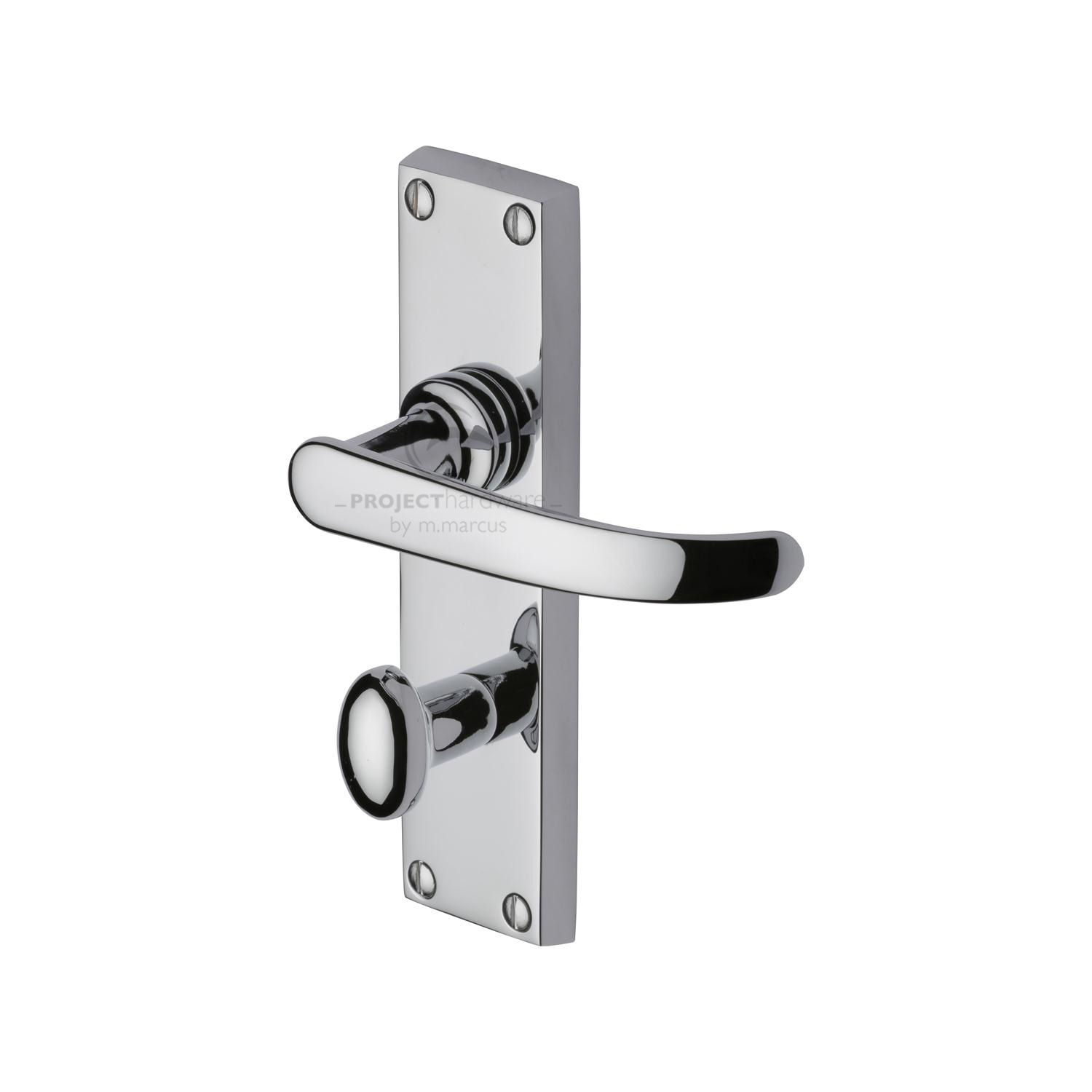 Project Hardware Door Handle for Bathroom Avon Design