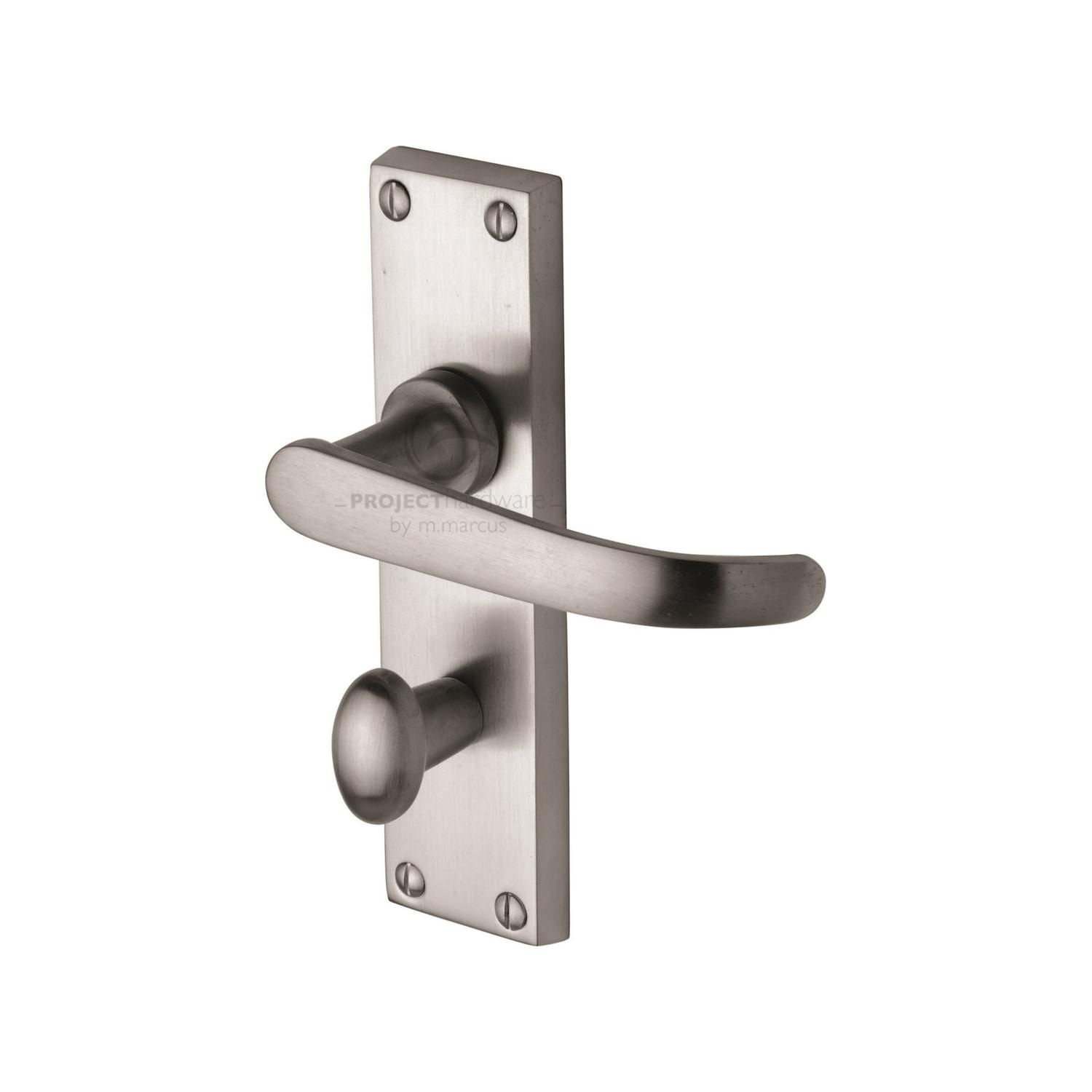 Project Hardware Door Handle for Bathroom Avon Design