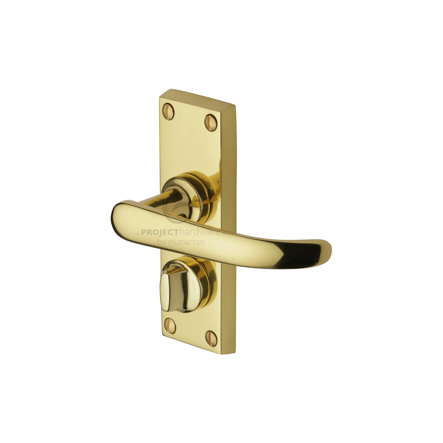 Project Hardware Door Handle for Privacy Set Avon Short Design