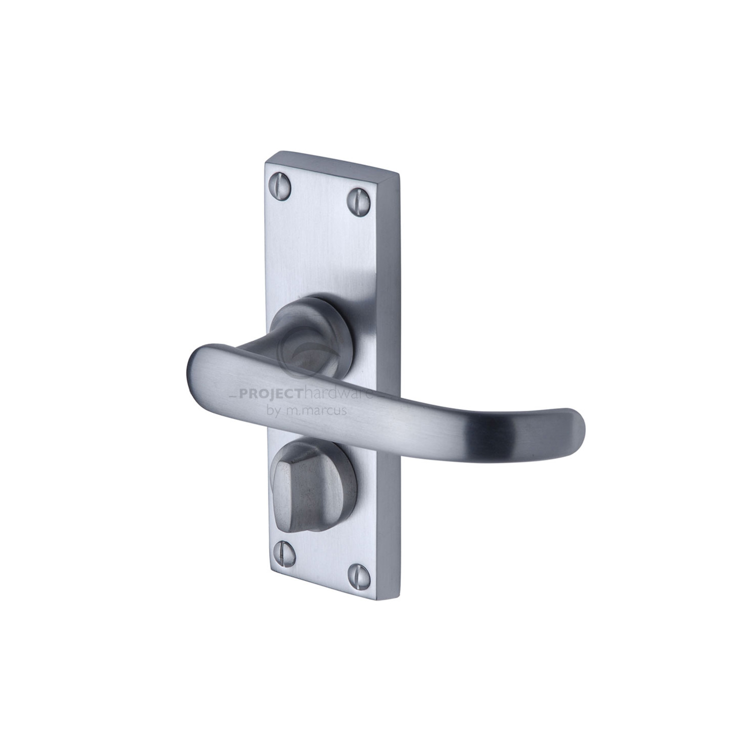 Project Hardware Door Handle for Privacy Set Avon Short Design