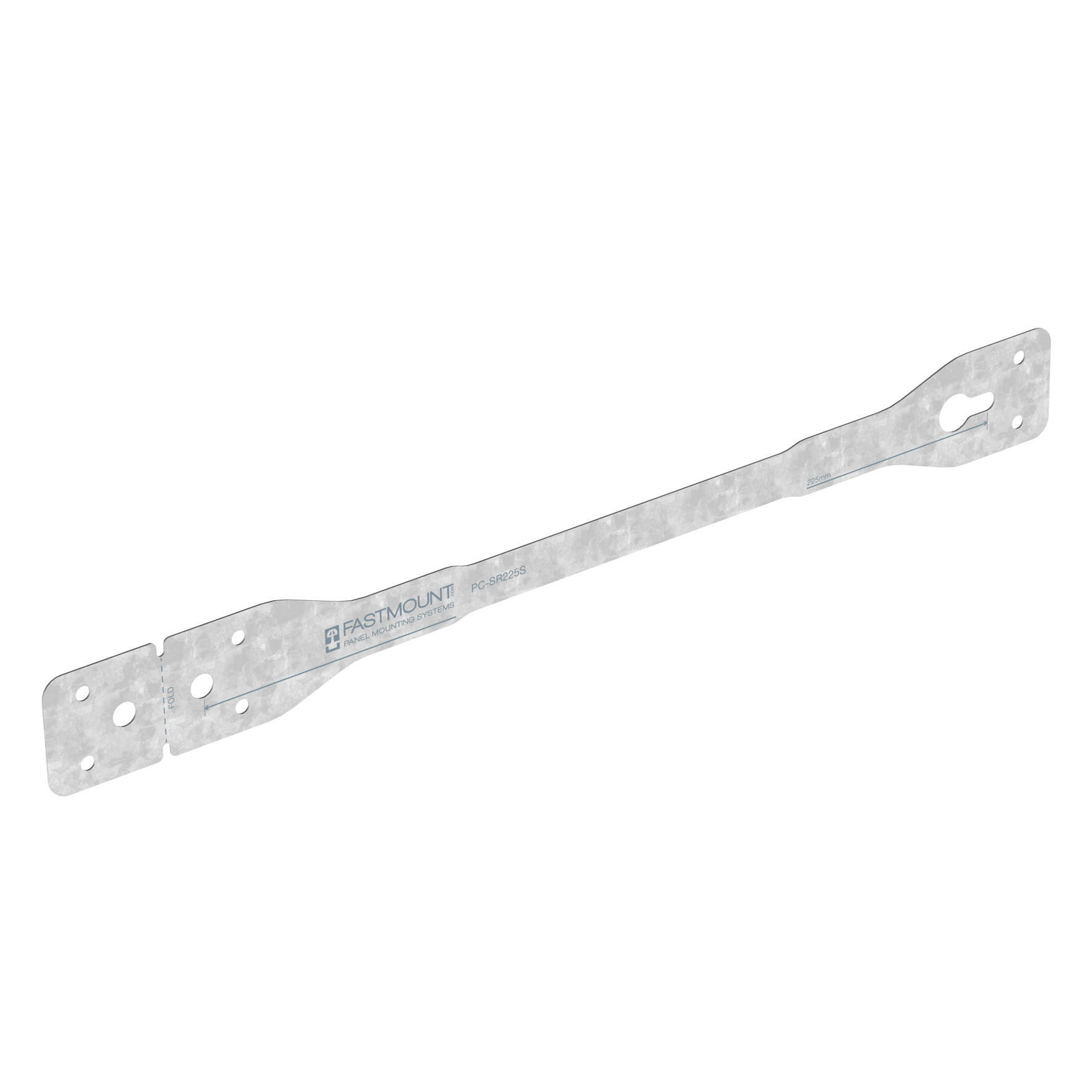 Fastmount Seismount - Galvanised Steel - 225mm