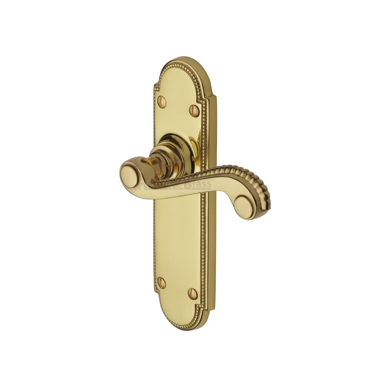 Heritage Brass Door Handle Lever Latch Adam Design