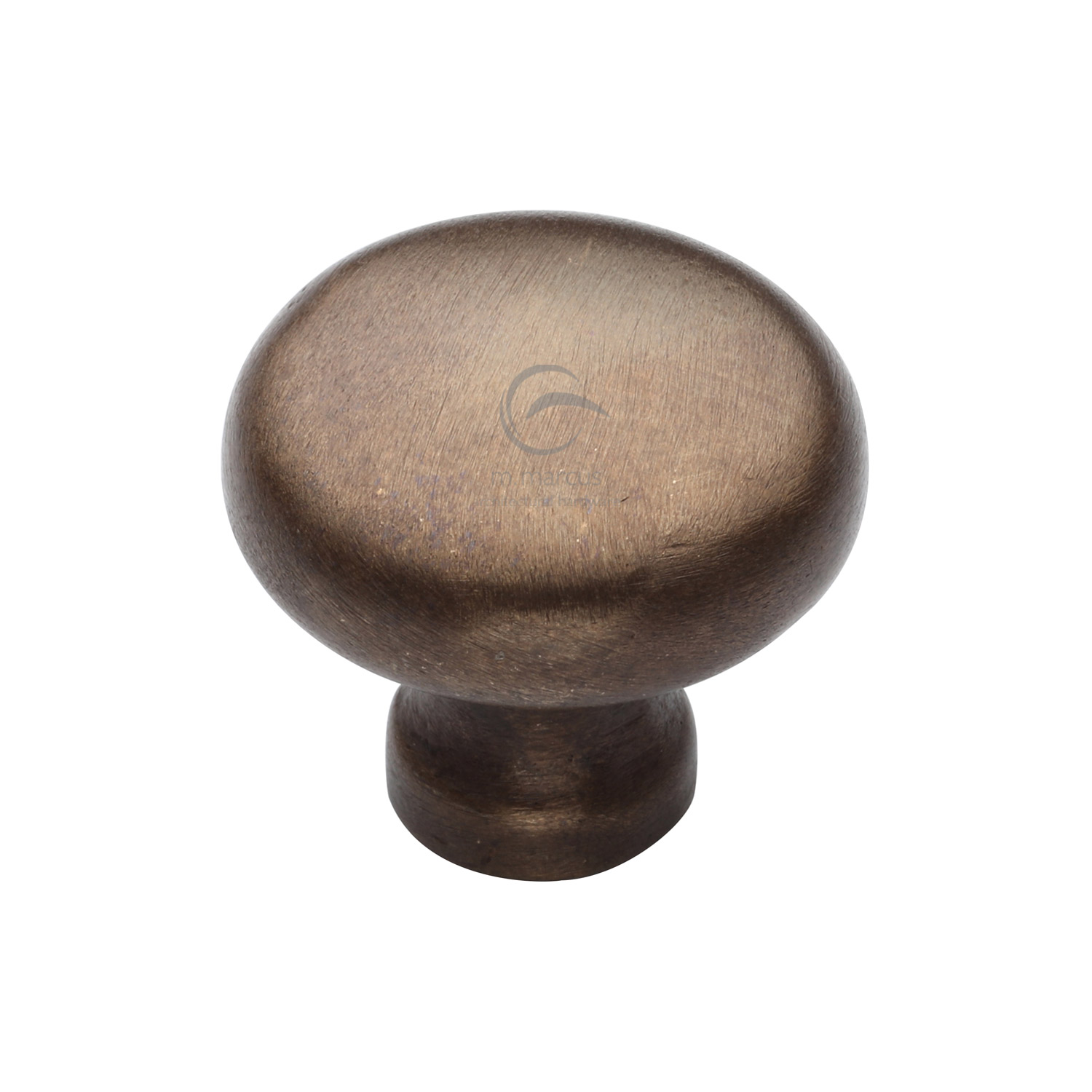 Bronze Rustic Cabinet Knob Round Design 32mm