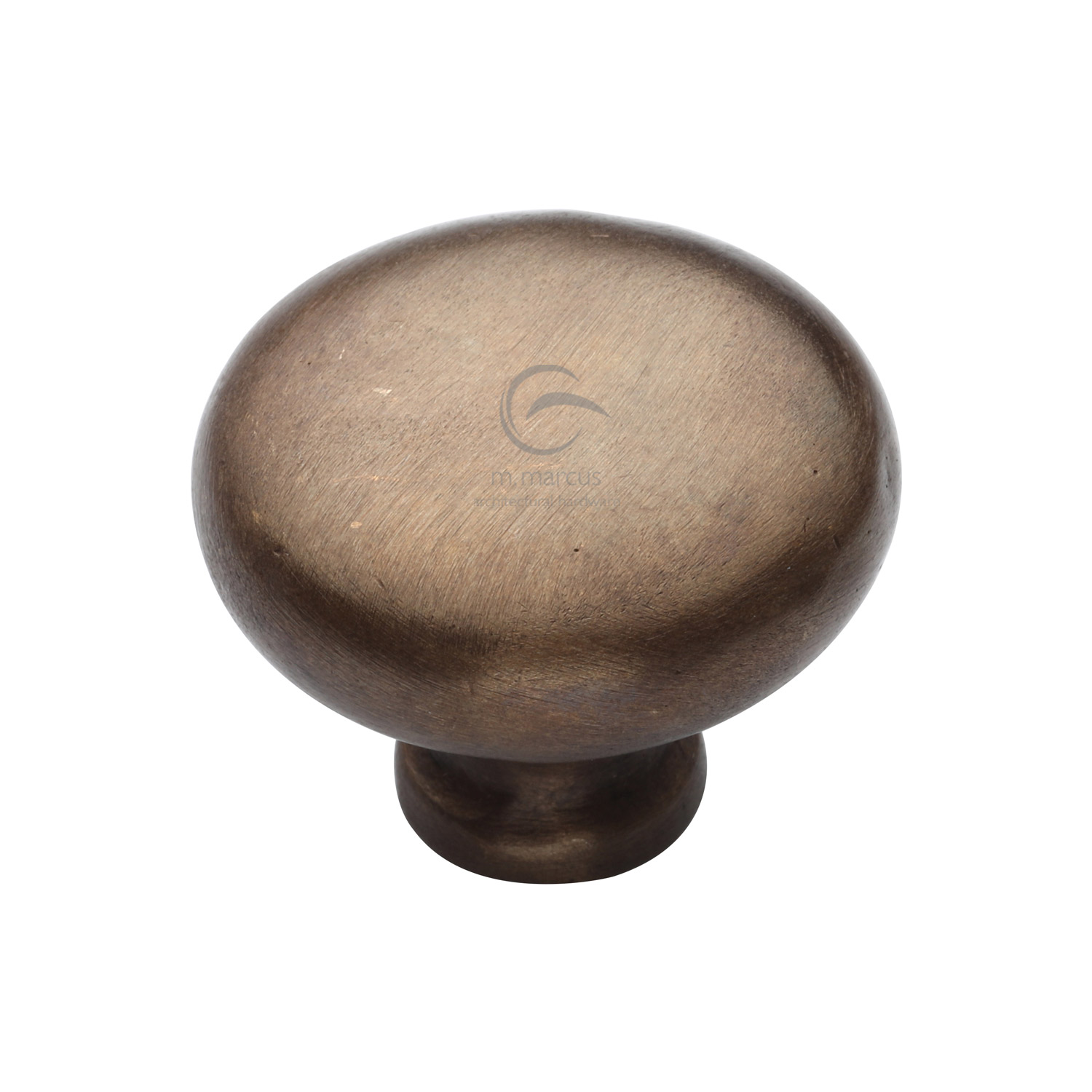 Bronze Rustic Cabinet Knob Round Design 38mm