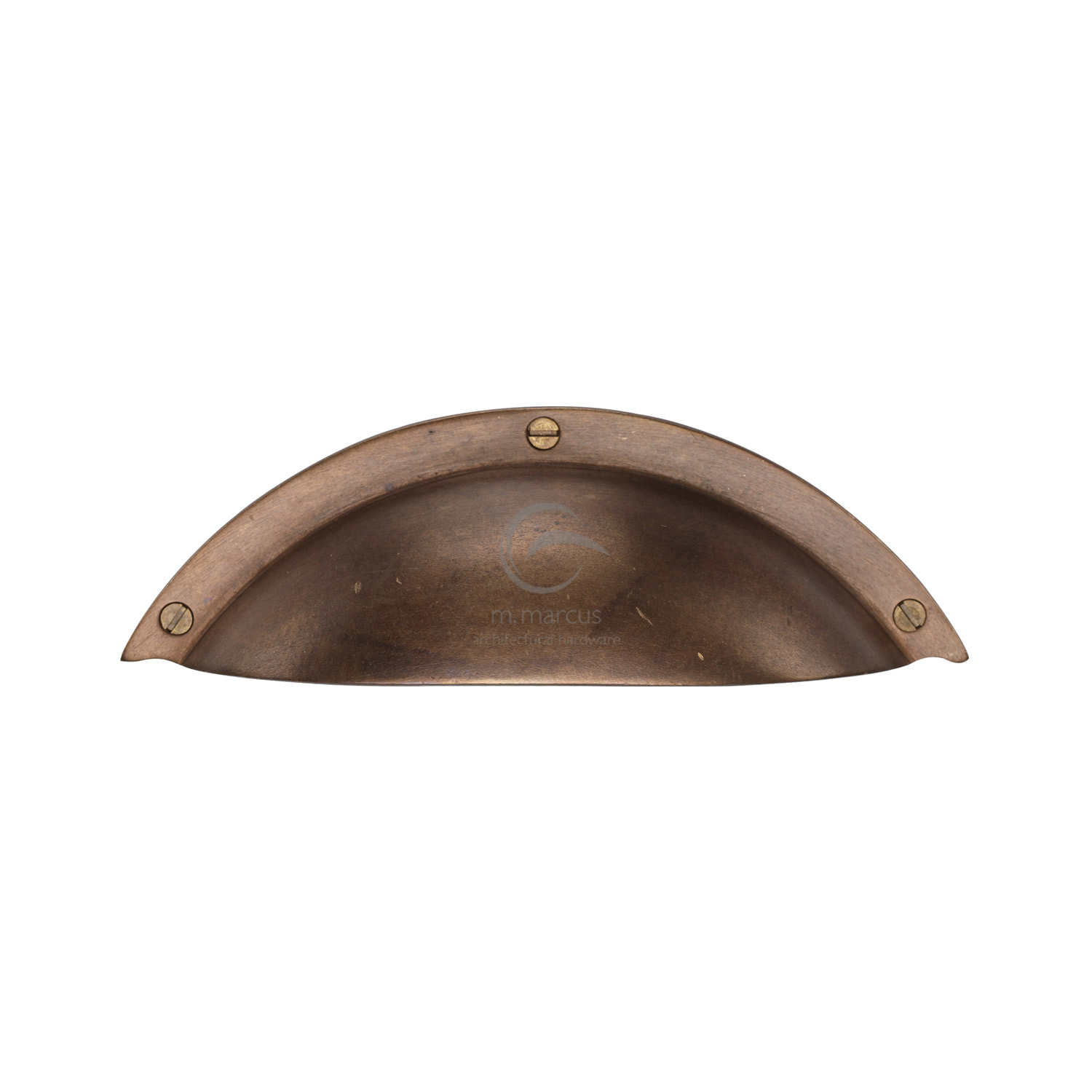 Solid Bronze Elongated Cabinet Drawer Pull