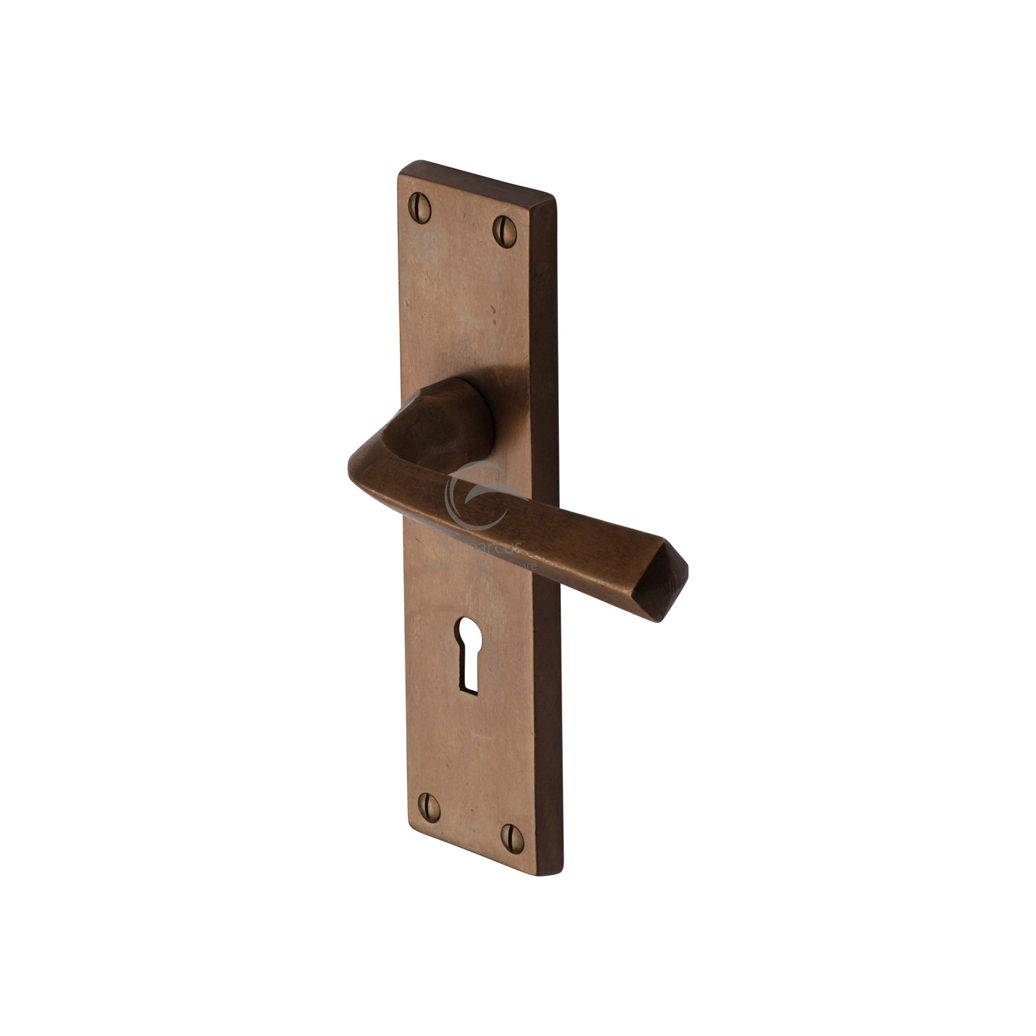 Solid Bronze Door Handle Lever Lock Bridgnorth Design