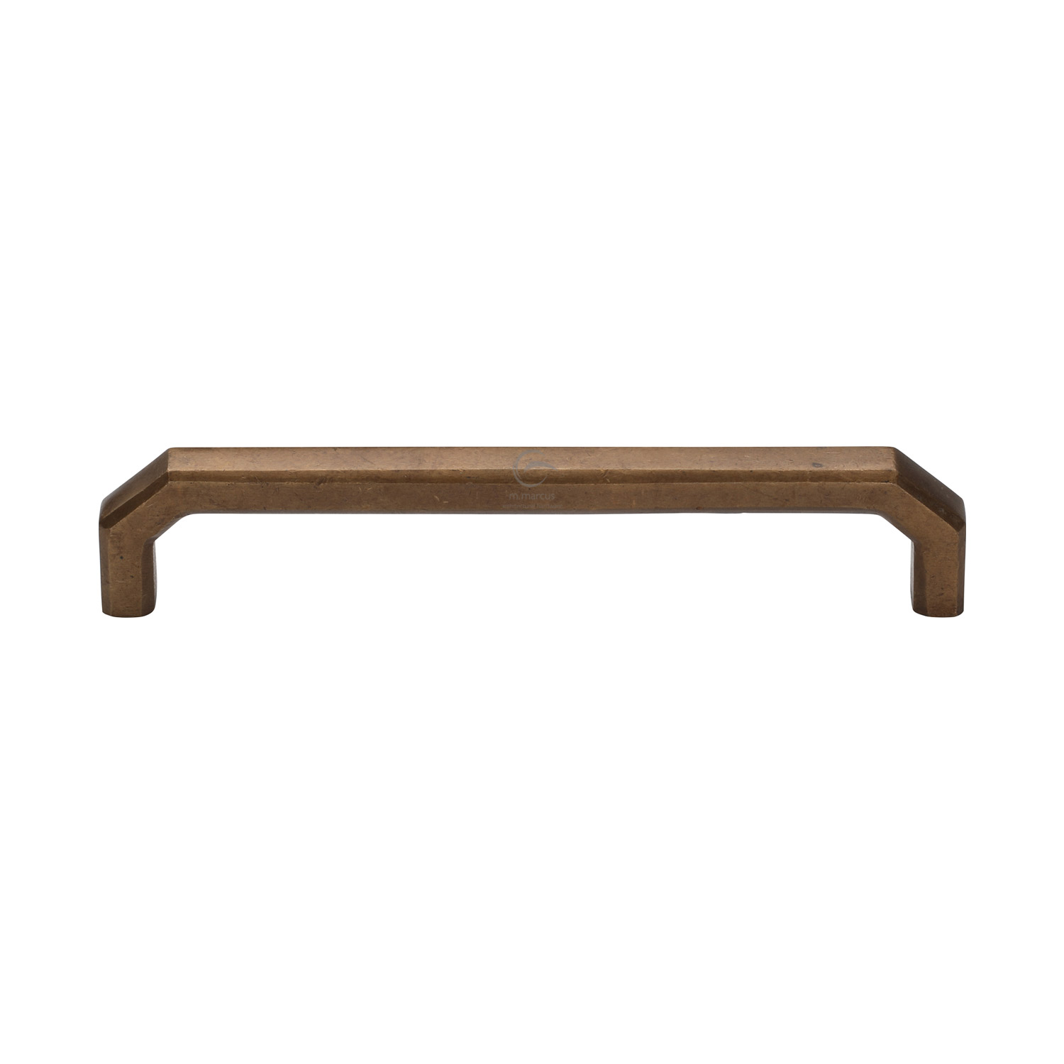 Bronze Rustic Cabinet Pull Angular Design 160mm c/c