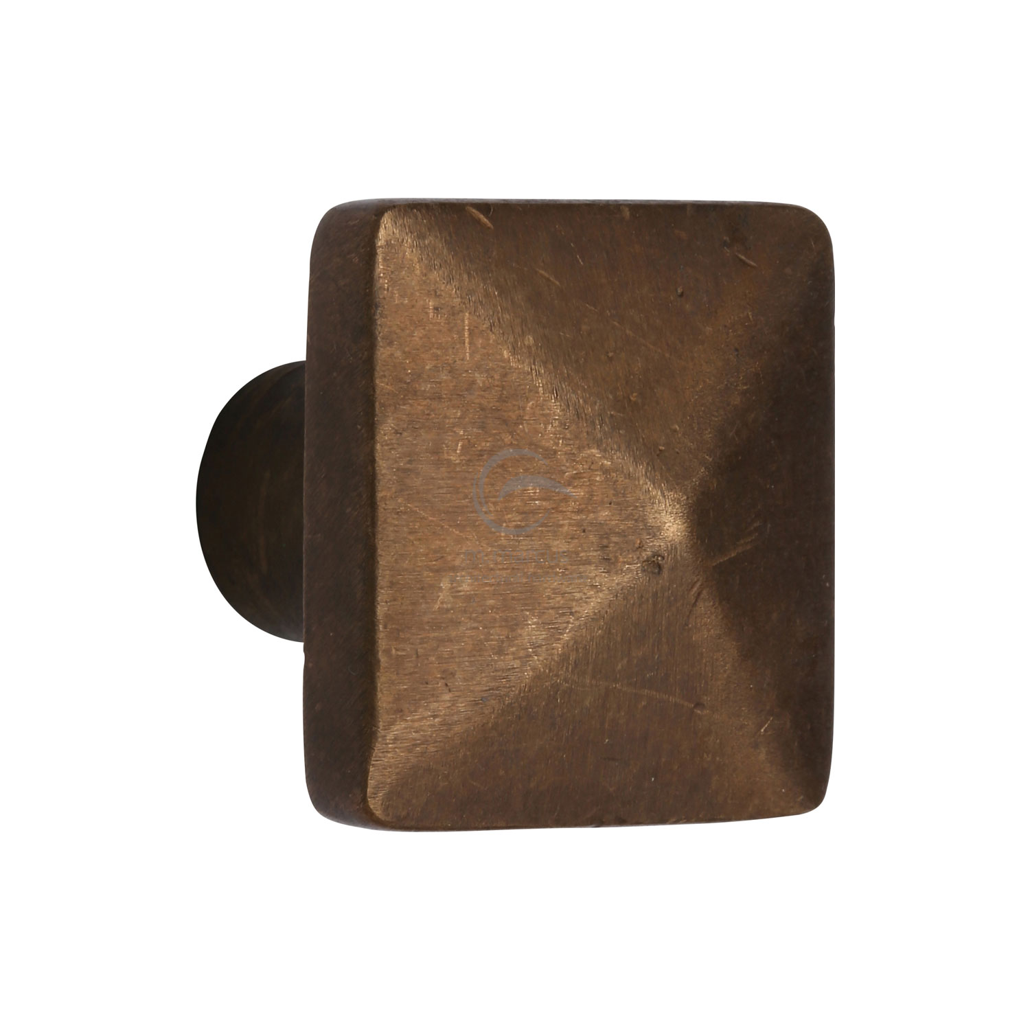 Solid Bronze Cabinet Knob Pyramid Design 32mm