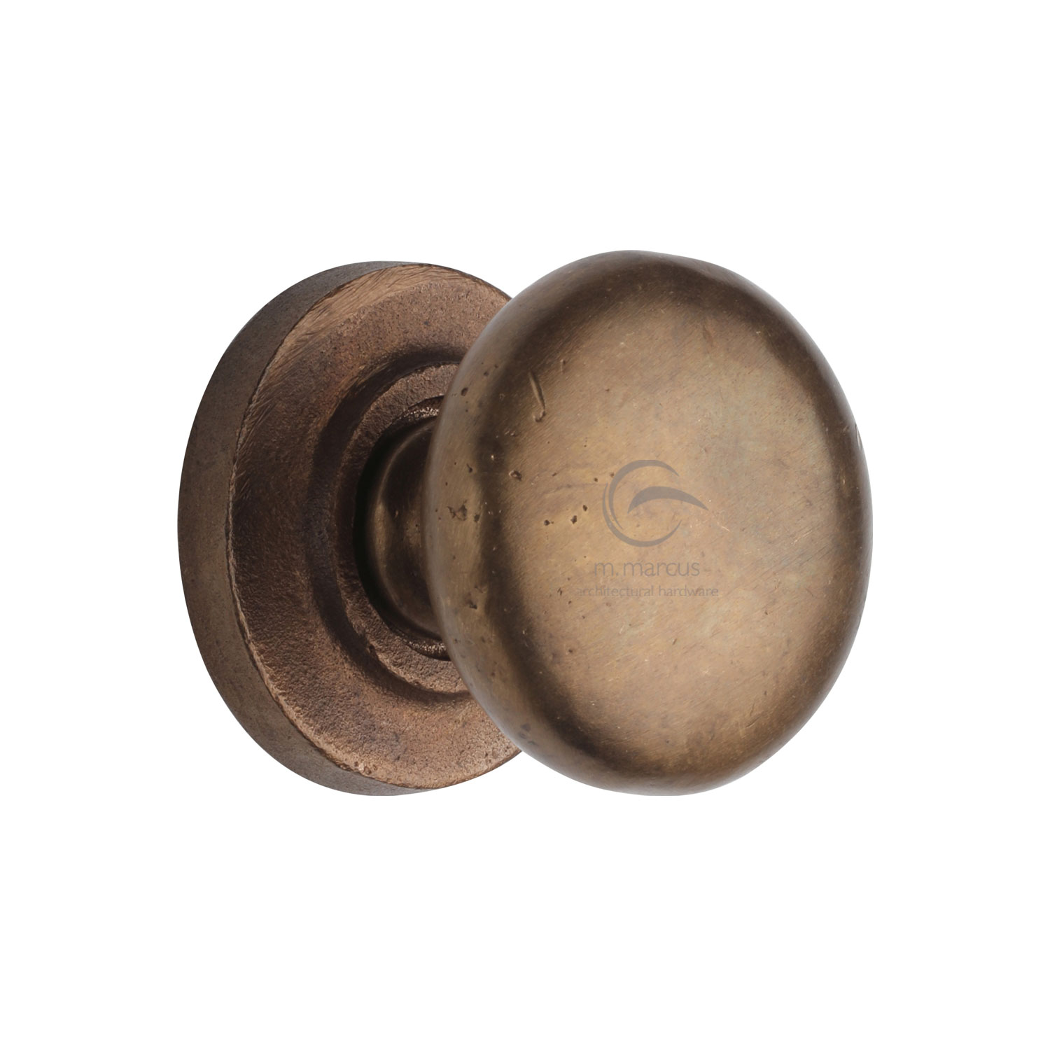 Solid Bronze Cabinet Knob Round Design 38mm