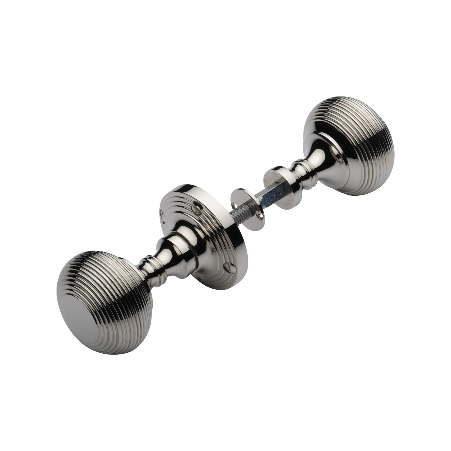 Heritage Brass Reeded Rim Knob