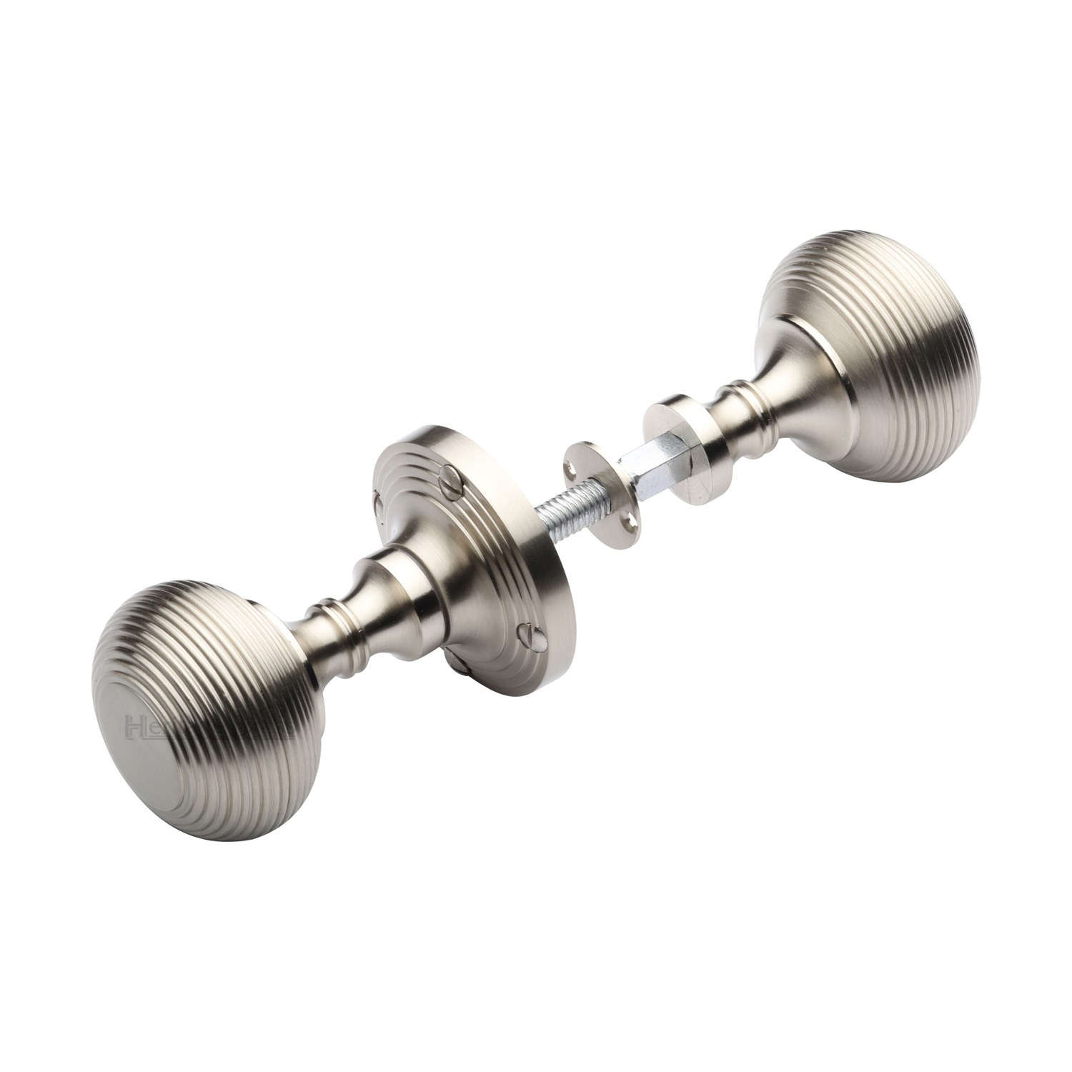 Heritage Brass Reeded Rim Knob