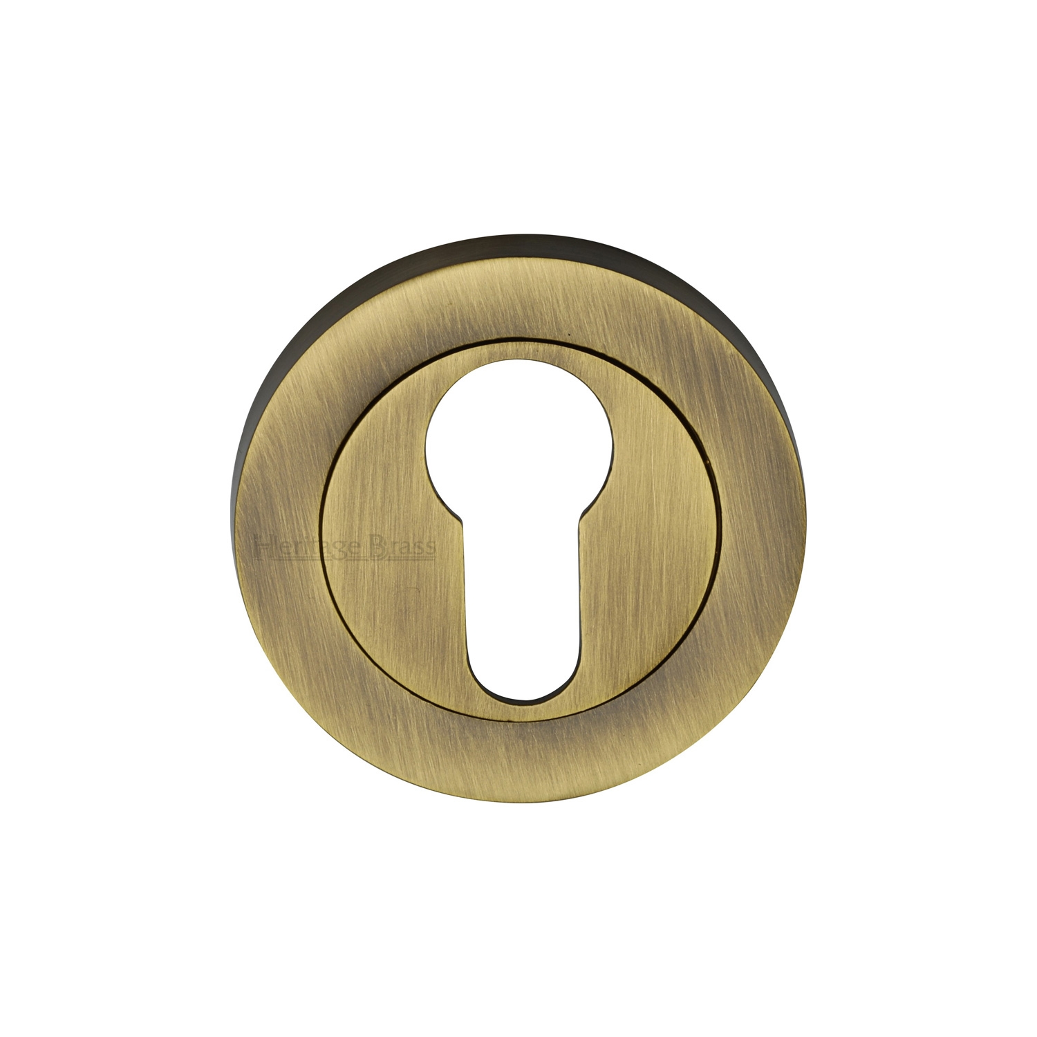 Heritage Brass Euro Profile Cylinder Escutcheon