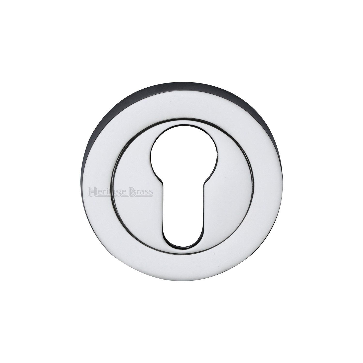 Heritage Brass Euro Profile Cylinder Escutcheon