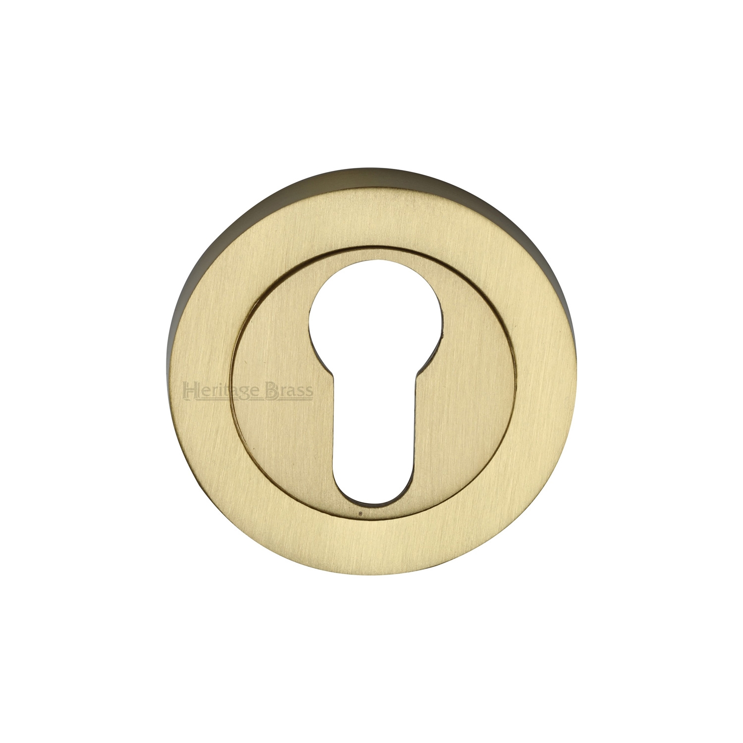 Heritage Brass Euro Profile Cylinder Escutcheon