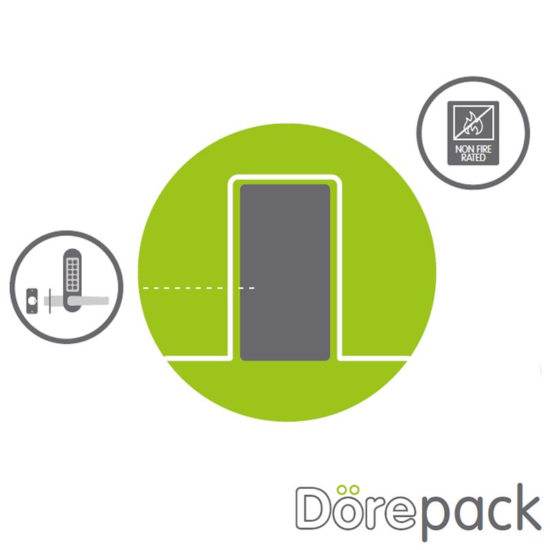 Dörepack Single Door with Digi Lock - Non Fire Rated