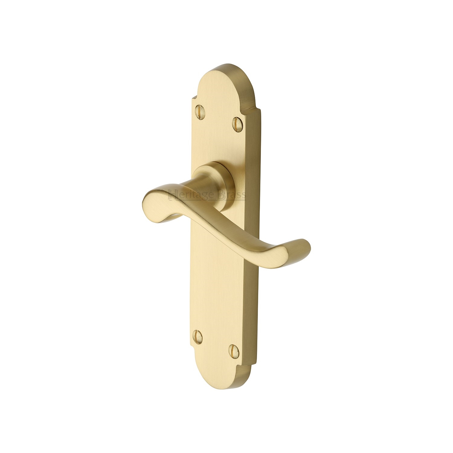 Heritage Brass Door Handle Lever Latch Savoy Design