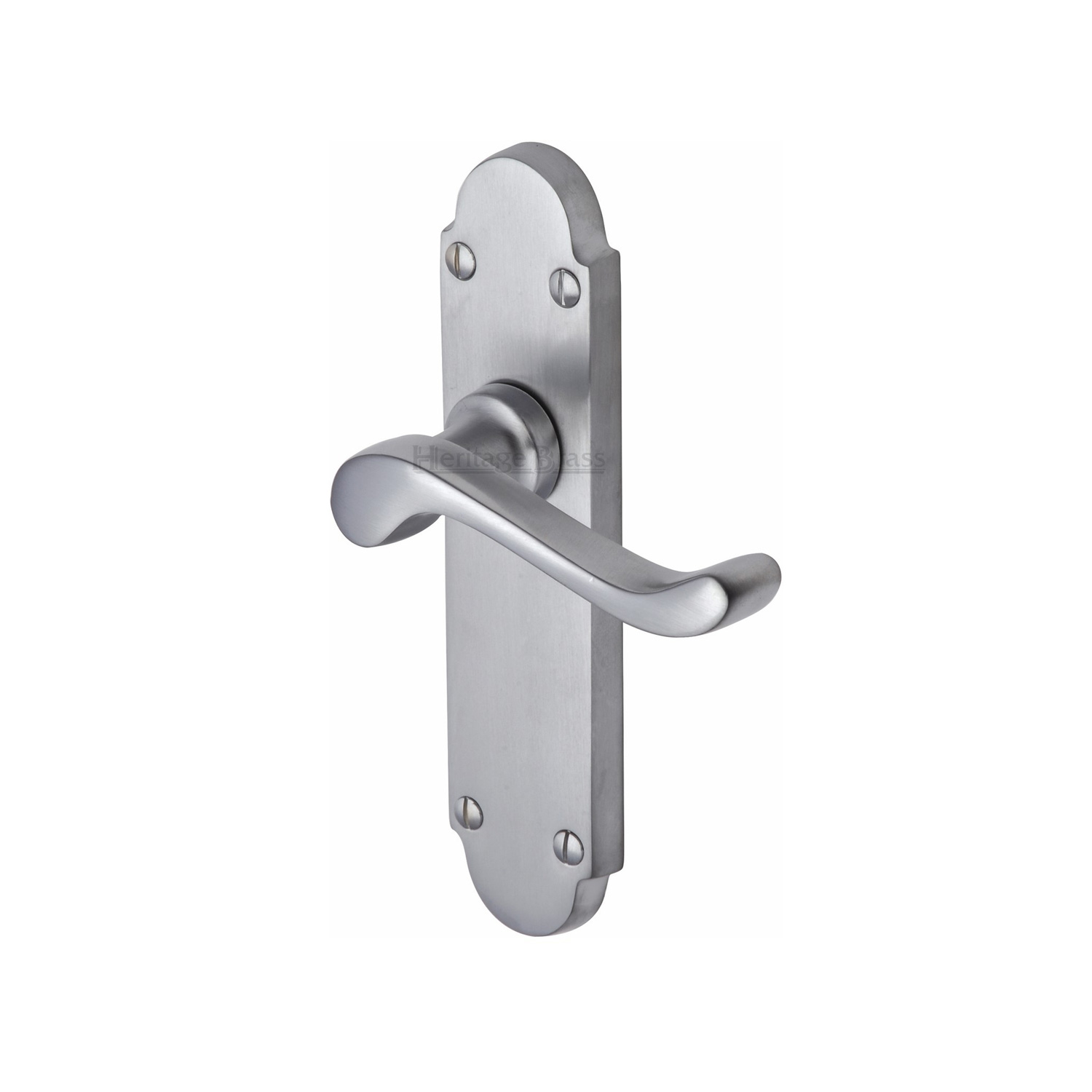Heritage Brass Door Handle Lever Latch Savoy Design