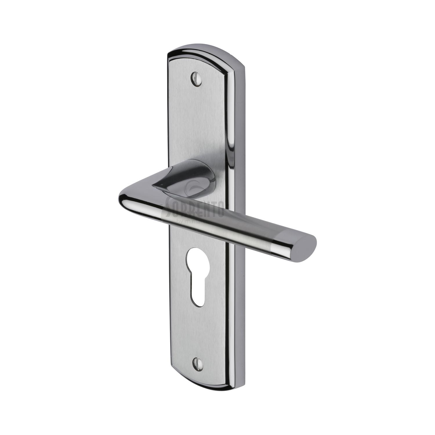 Sorrento Door Handle for Euro Profile Plate Lena Design