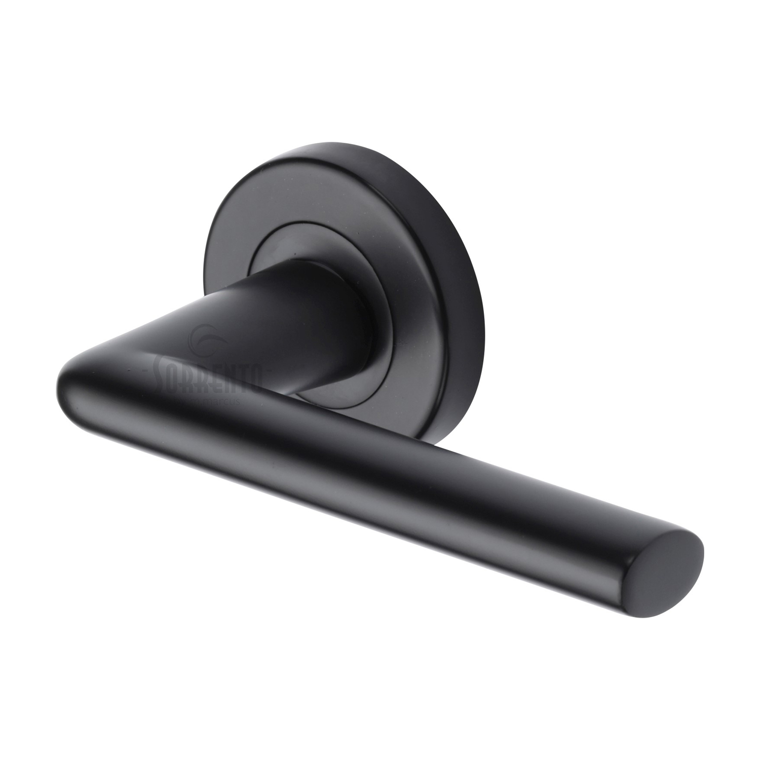 Sorrento Door Handle Lever Latch on Round Rose Lena Design