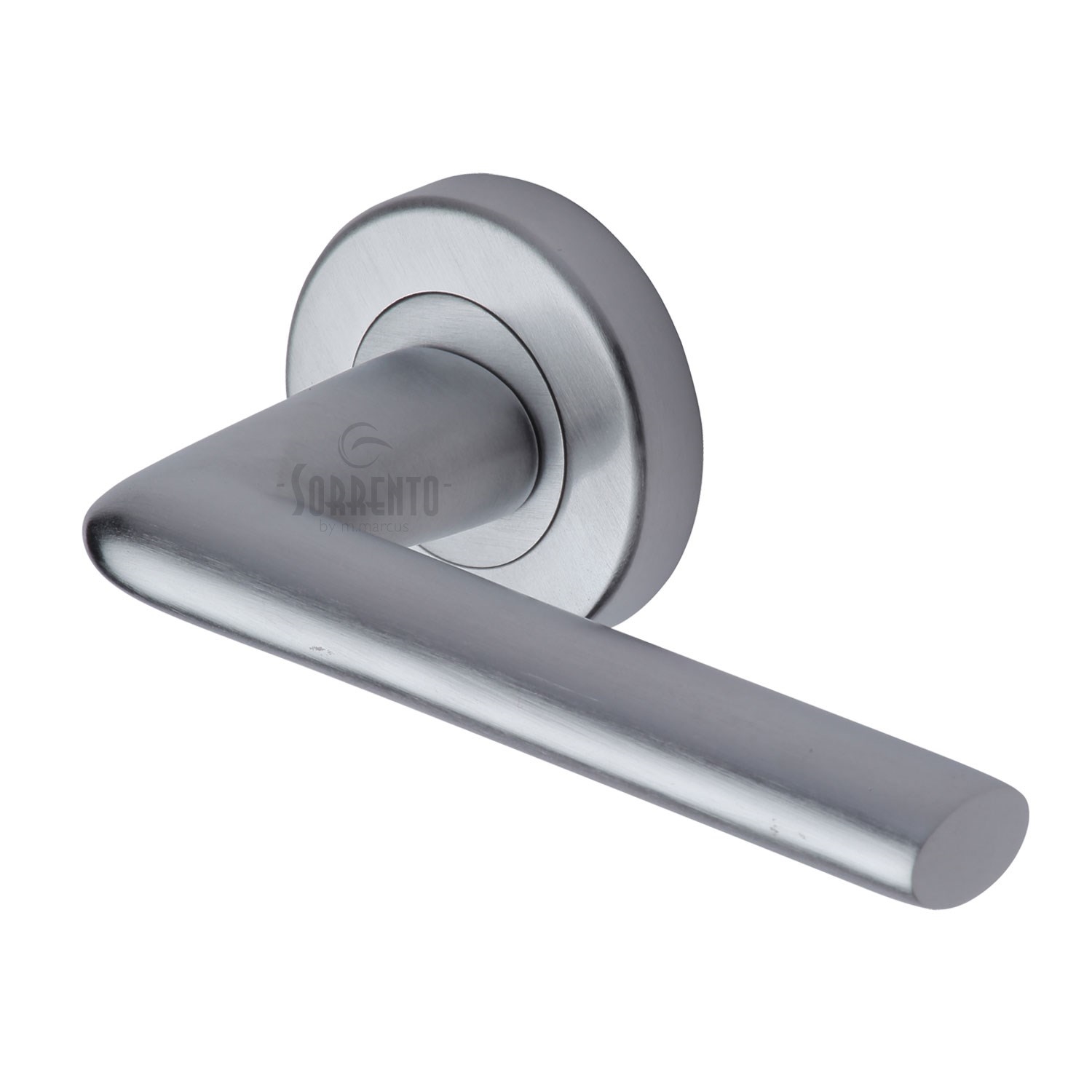 Sorrento Door Handle Lever Latch on Round Rose Lena Design
