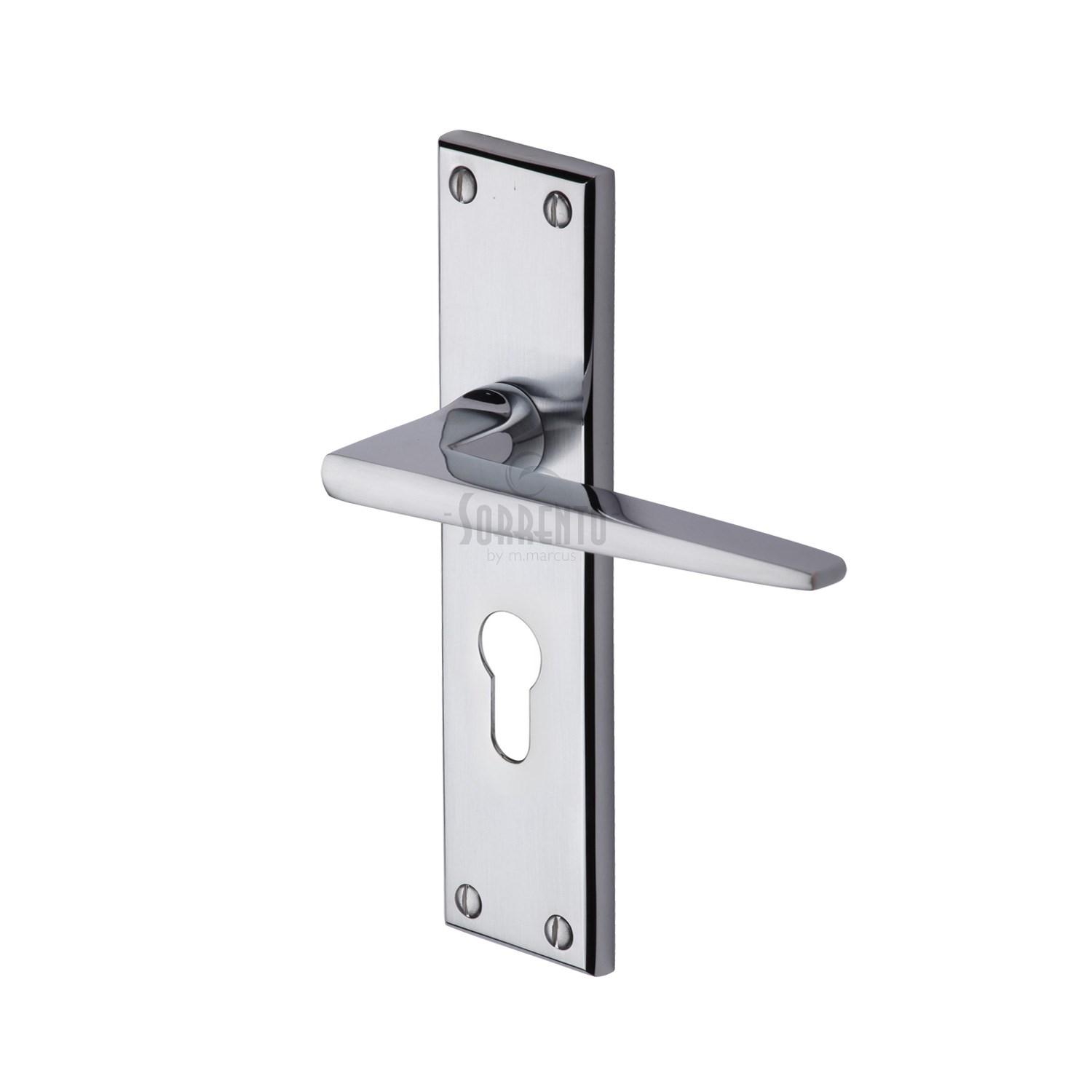 Sorrento Door Handle for Euro Profile Plate Swift Design
