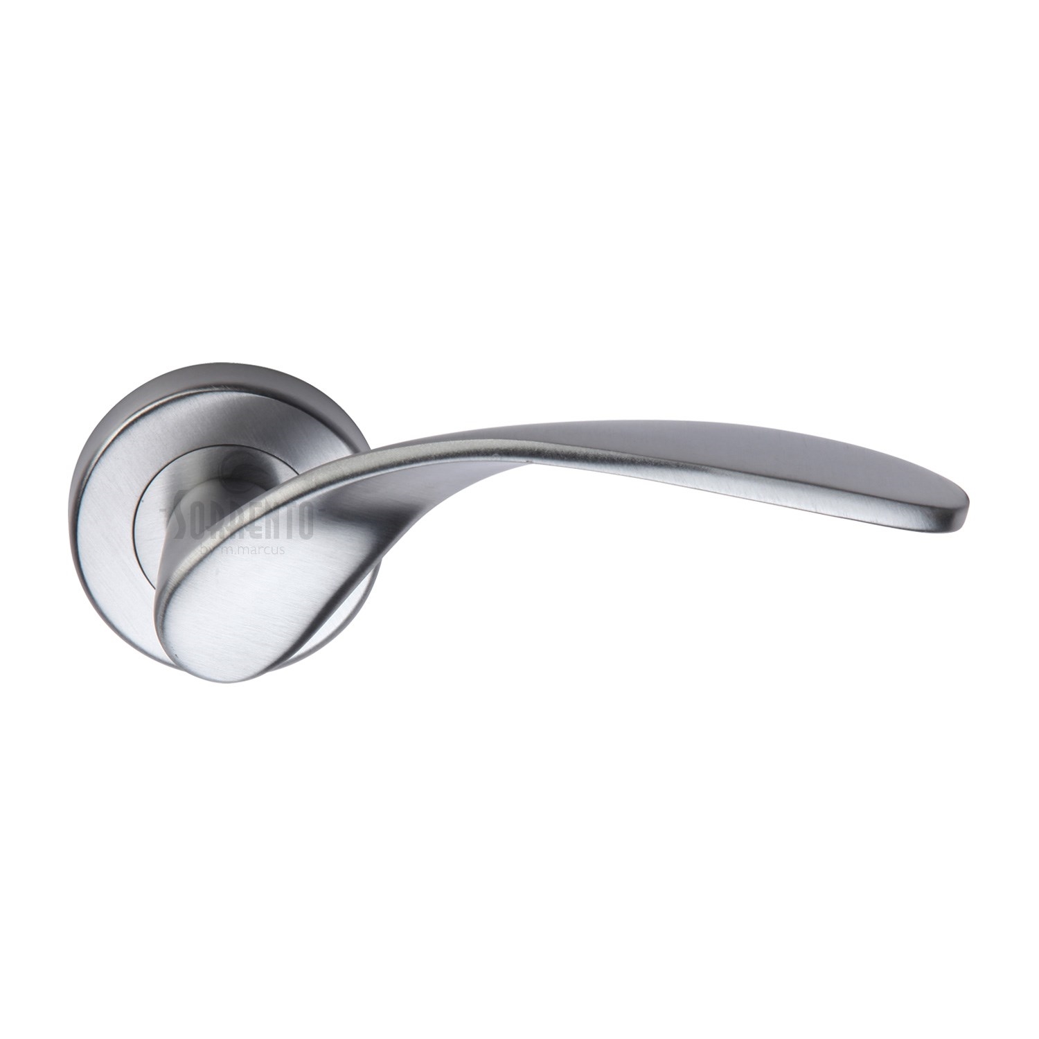 Sorrento Door Handle Lever Latch on Round Rose Lorenz Design