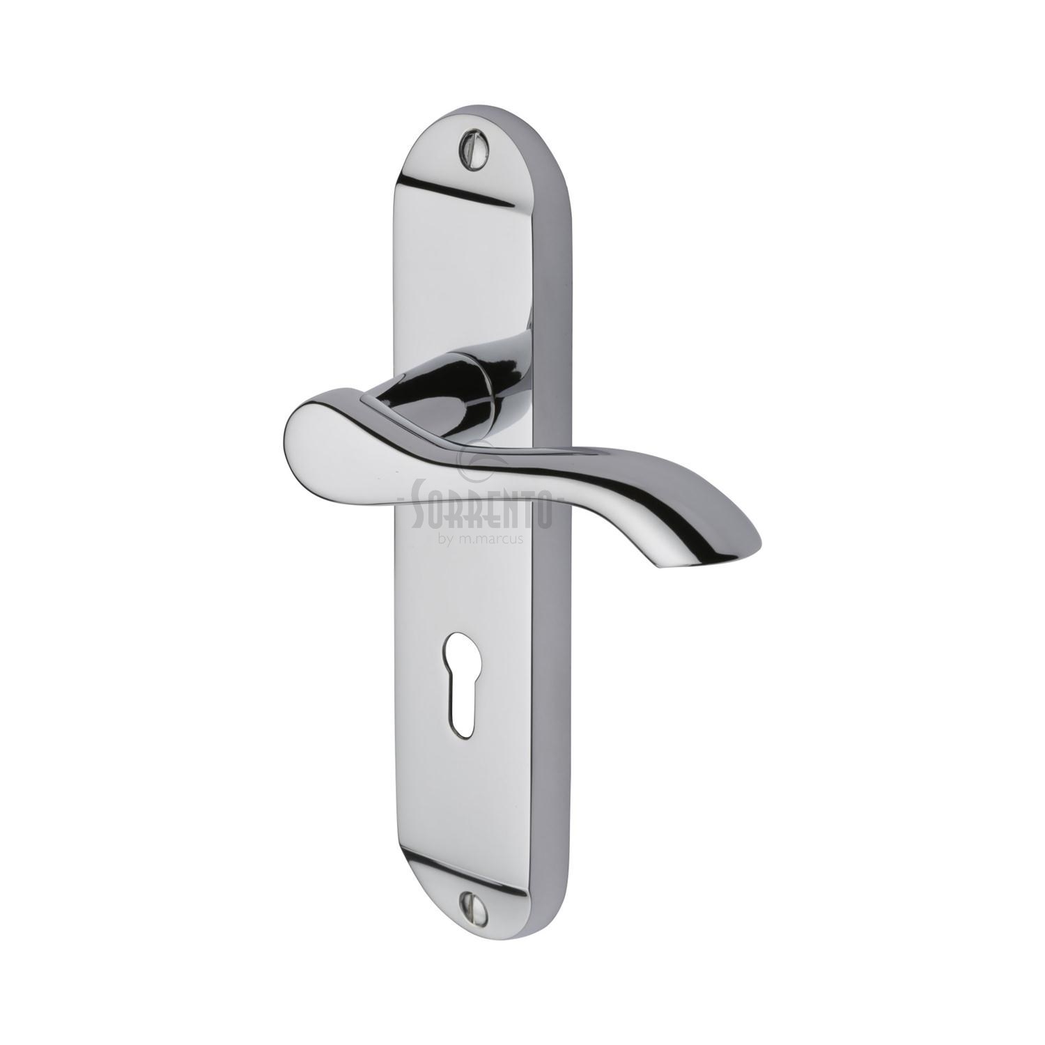 Sorrento Door Handle Lever Lock Aurora Design