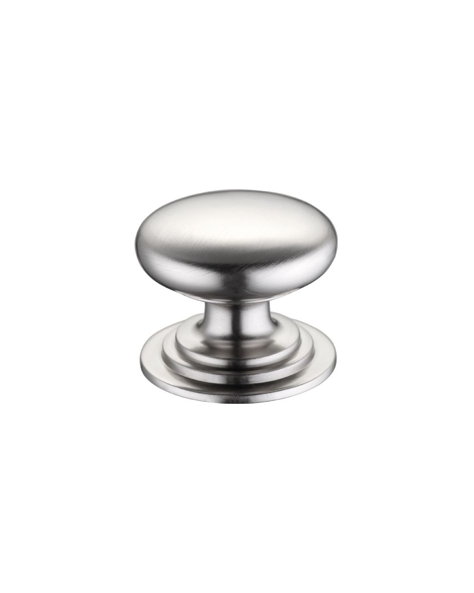 Victorian Cupboard Knob - 38mm - Satin Nickel - SWS Hardware