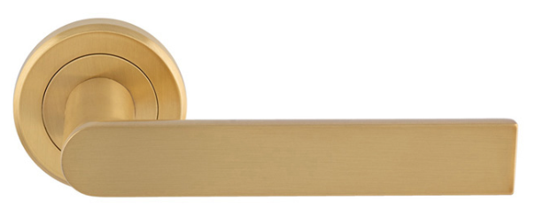 P-Edge Lever on Rose Handle 51mm Rose, 119mm - Matt Black 
