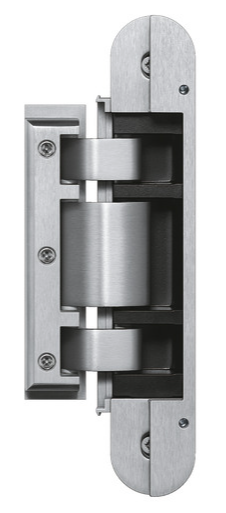 TECTUS 2D Adjustable Concealed Hinge 8-10mm Glass 160mm 80KG - SW107 Matt Black