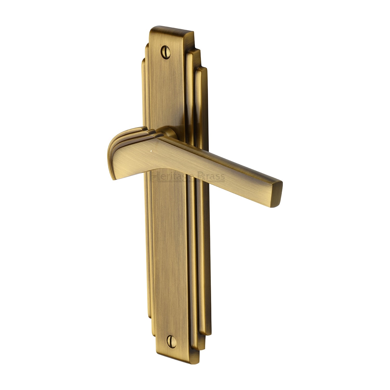 Heritage Brass Door Handle Lever Latch Tiffany Design