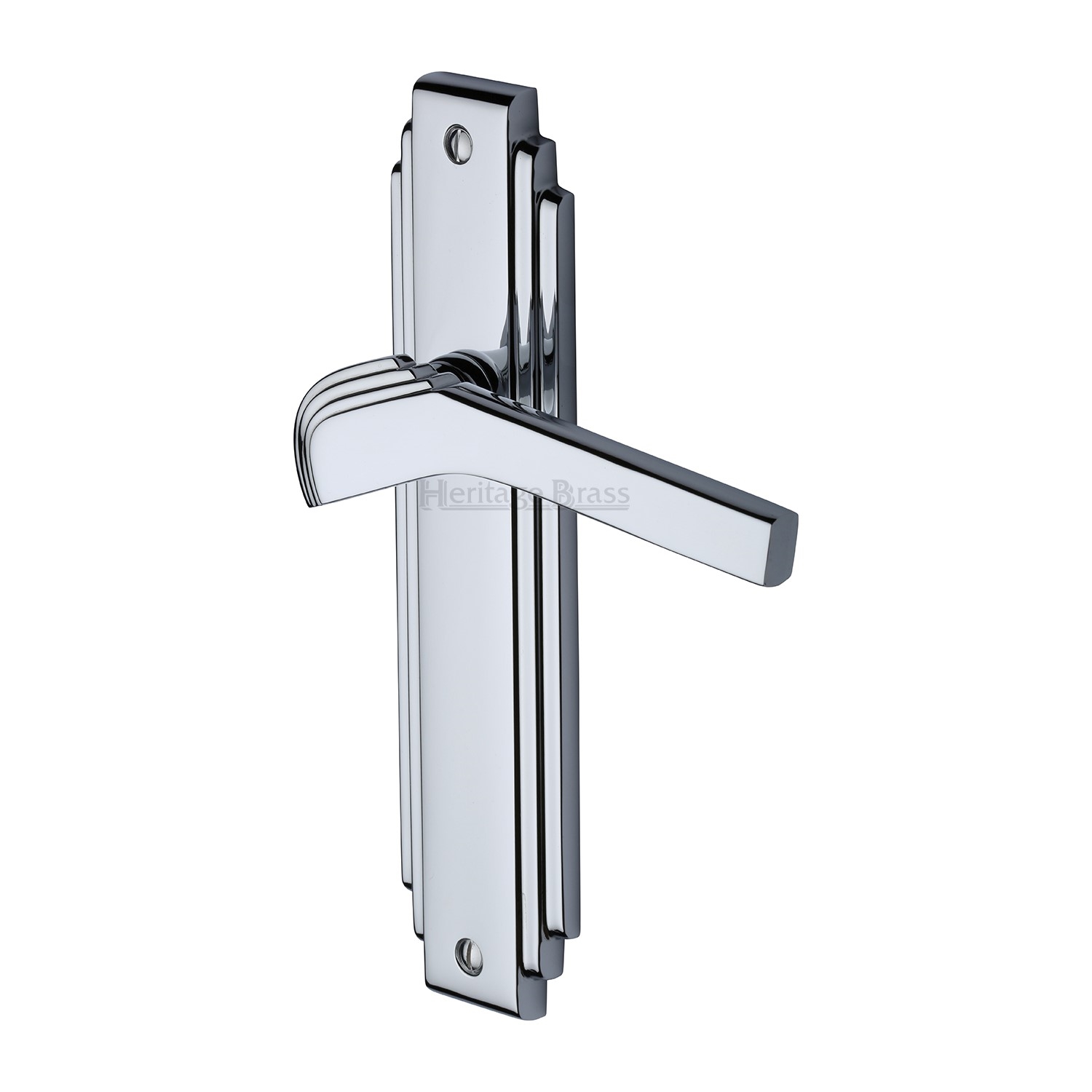 Heritage Brass Door Handle Lever Latch Tiffany Design