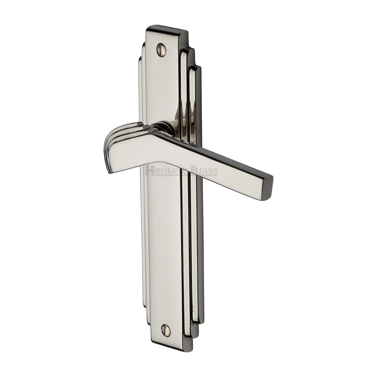 Heritage Brass Door Handle Lever Latch Tiffany Design