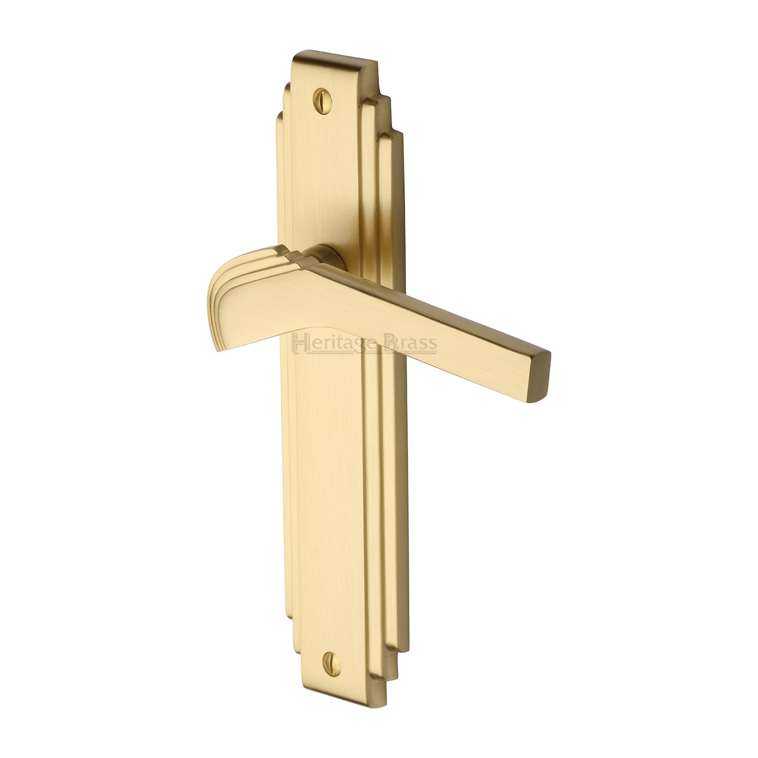 Heritage Brass Door Handle Lever Latch Tiffany Design