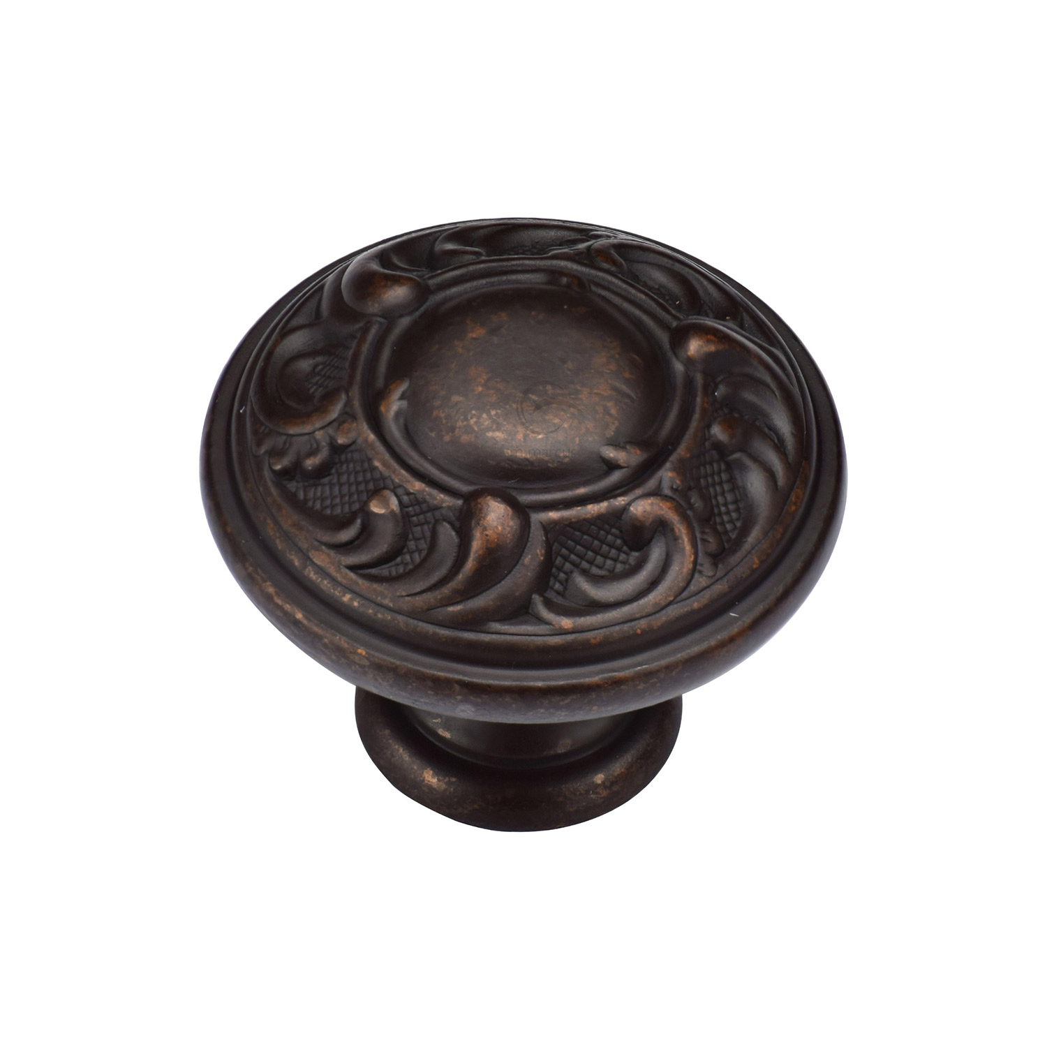 Decorated Round Knob 035mm