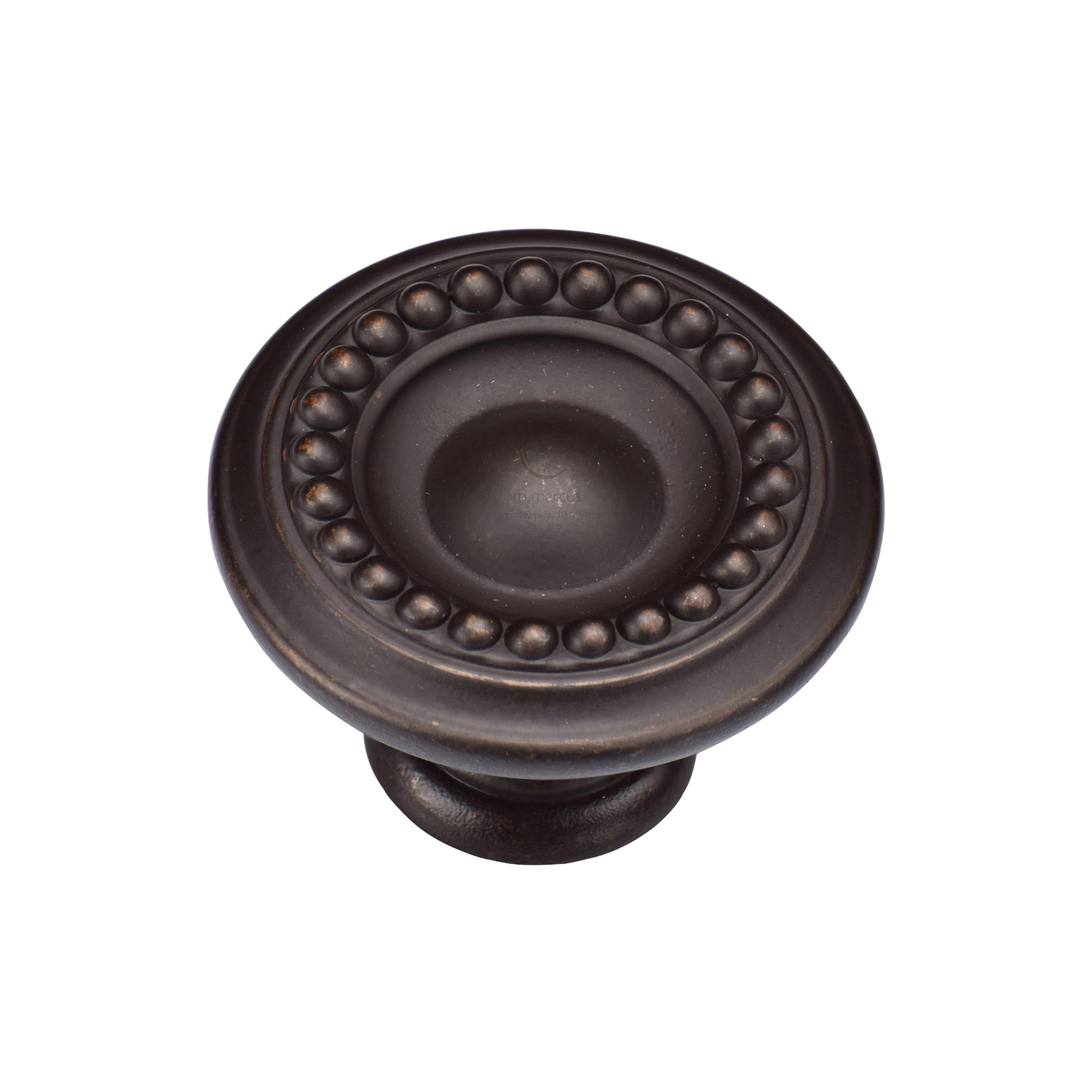 Beaded Round Knob 035mm