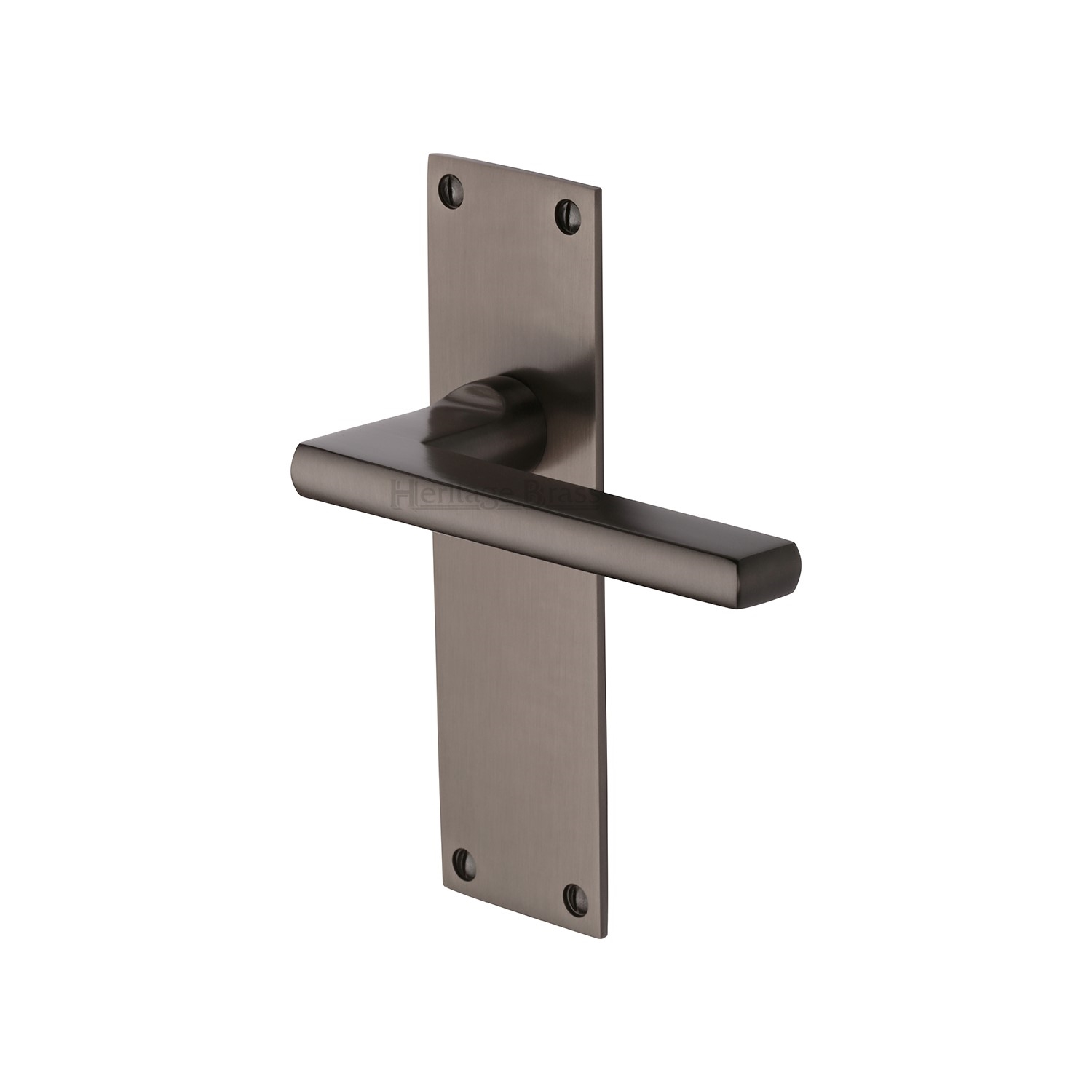 Heritage Brass Door Handle Lever Latch Trident Design