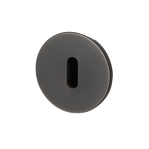 Knurled Lever Key Escutcheon on 35mm Rose