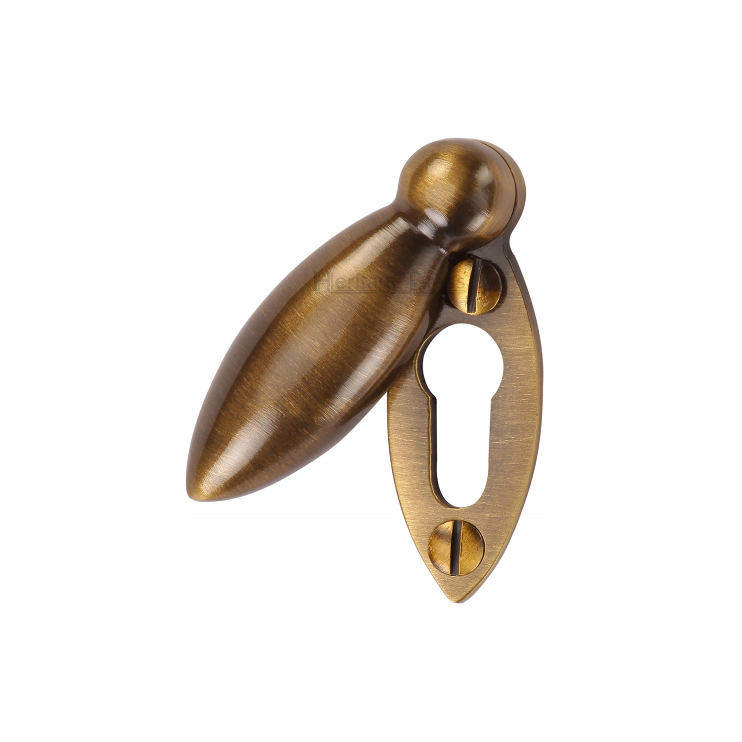 Heritage Brass Covered Keyhole Oval
