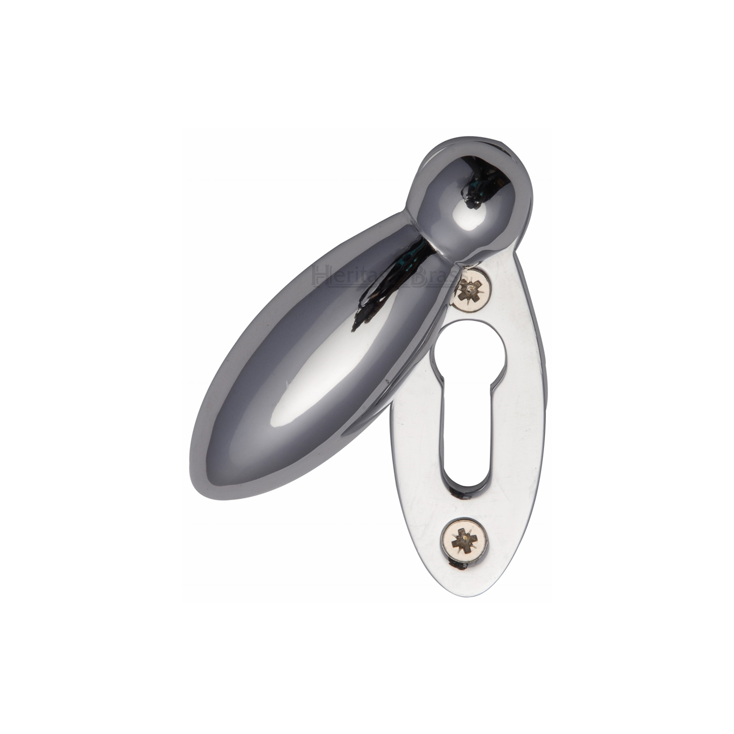 Heritage Brass Covered Keyhole Oval
