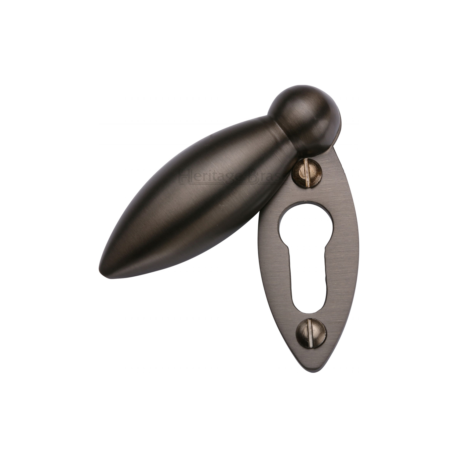 Heritage Brass Covered Keyhole Oval