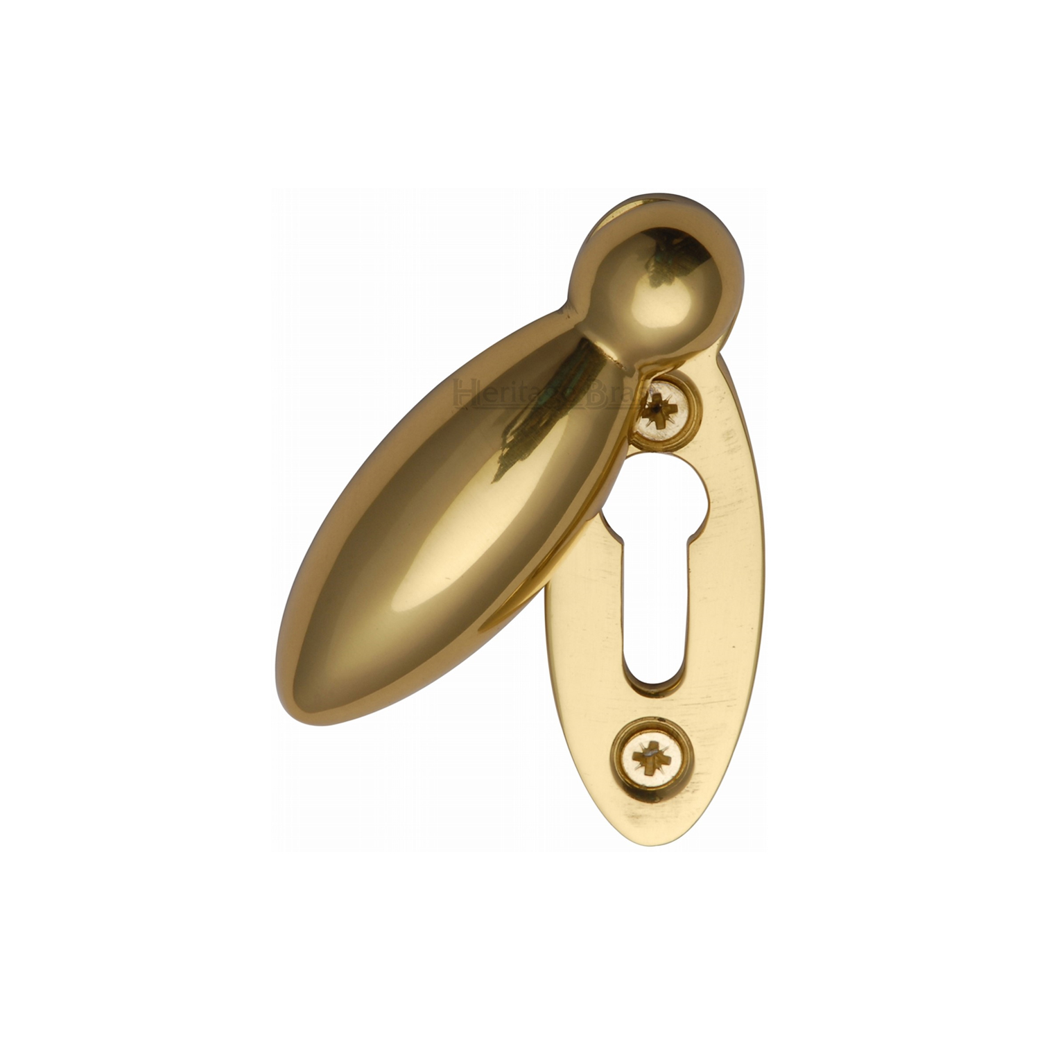Heritage Brass Covered Keyhole Oval