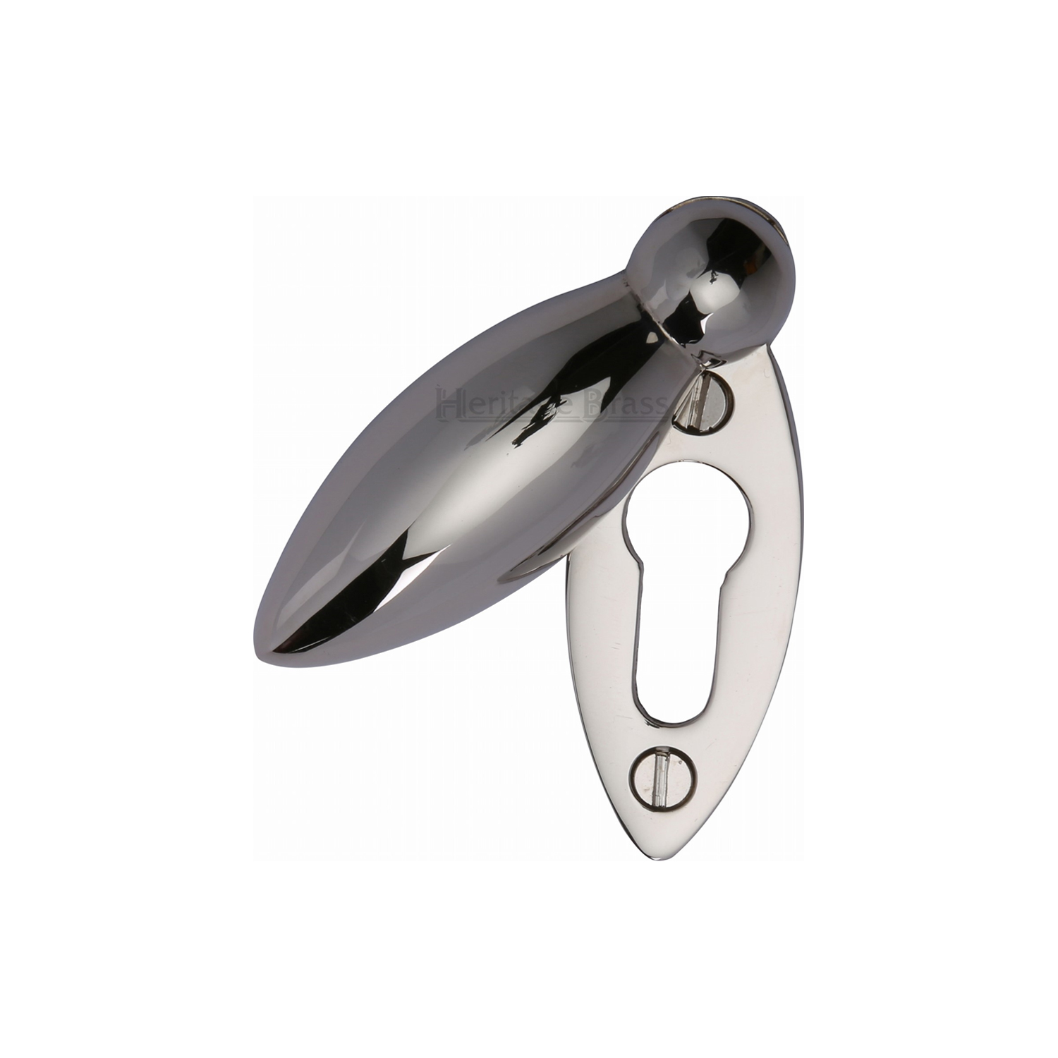 Heritage Brass Covered Keyhole Oval
