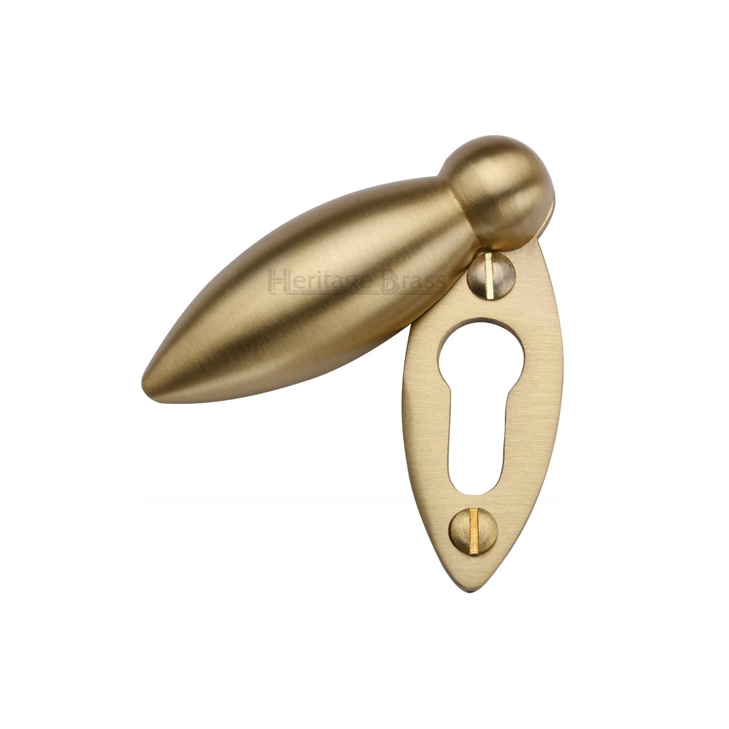 Heritage Brass Covered Keyhole Oval