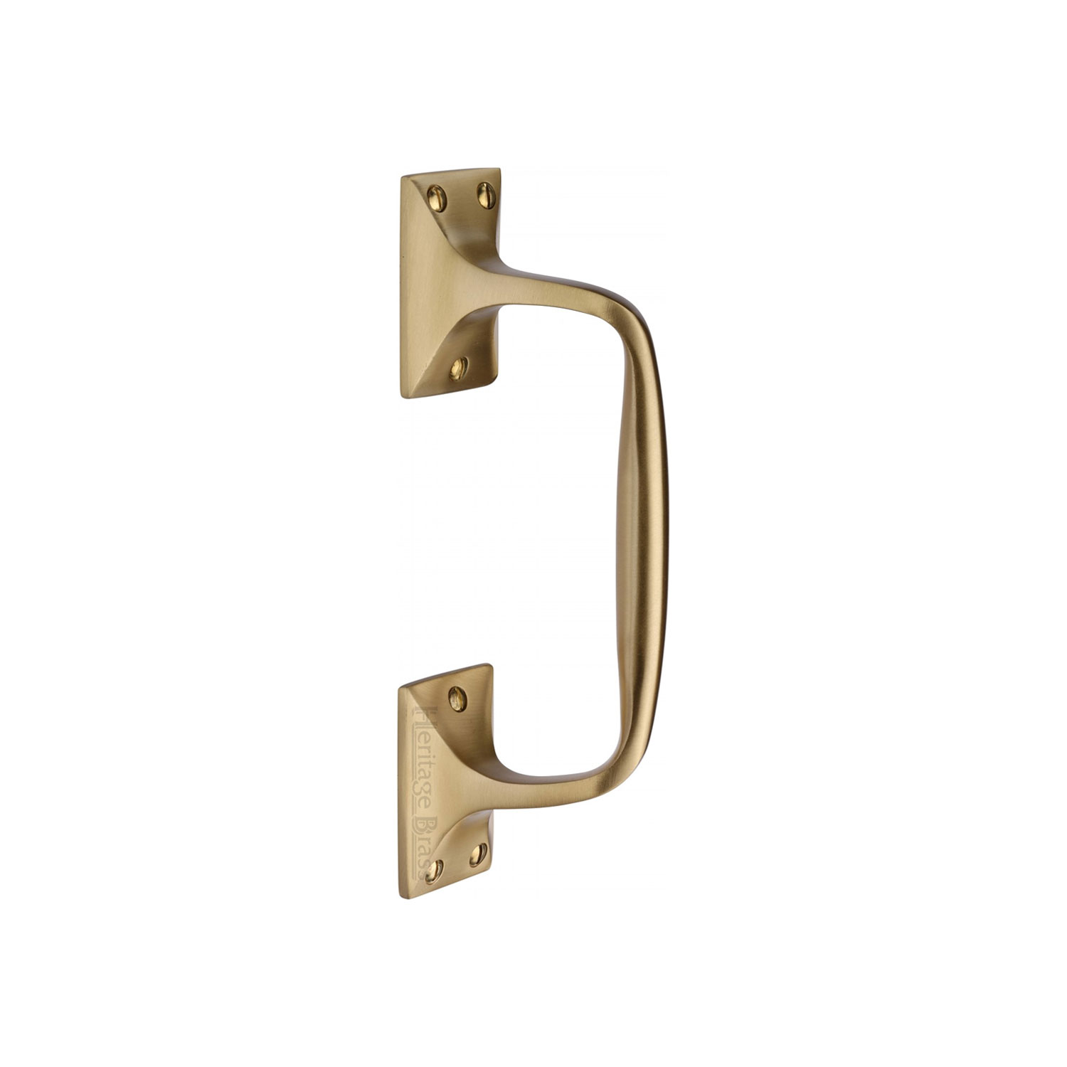Heritage Brass Door Pull Handle Cranked Design 8"