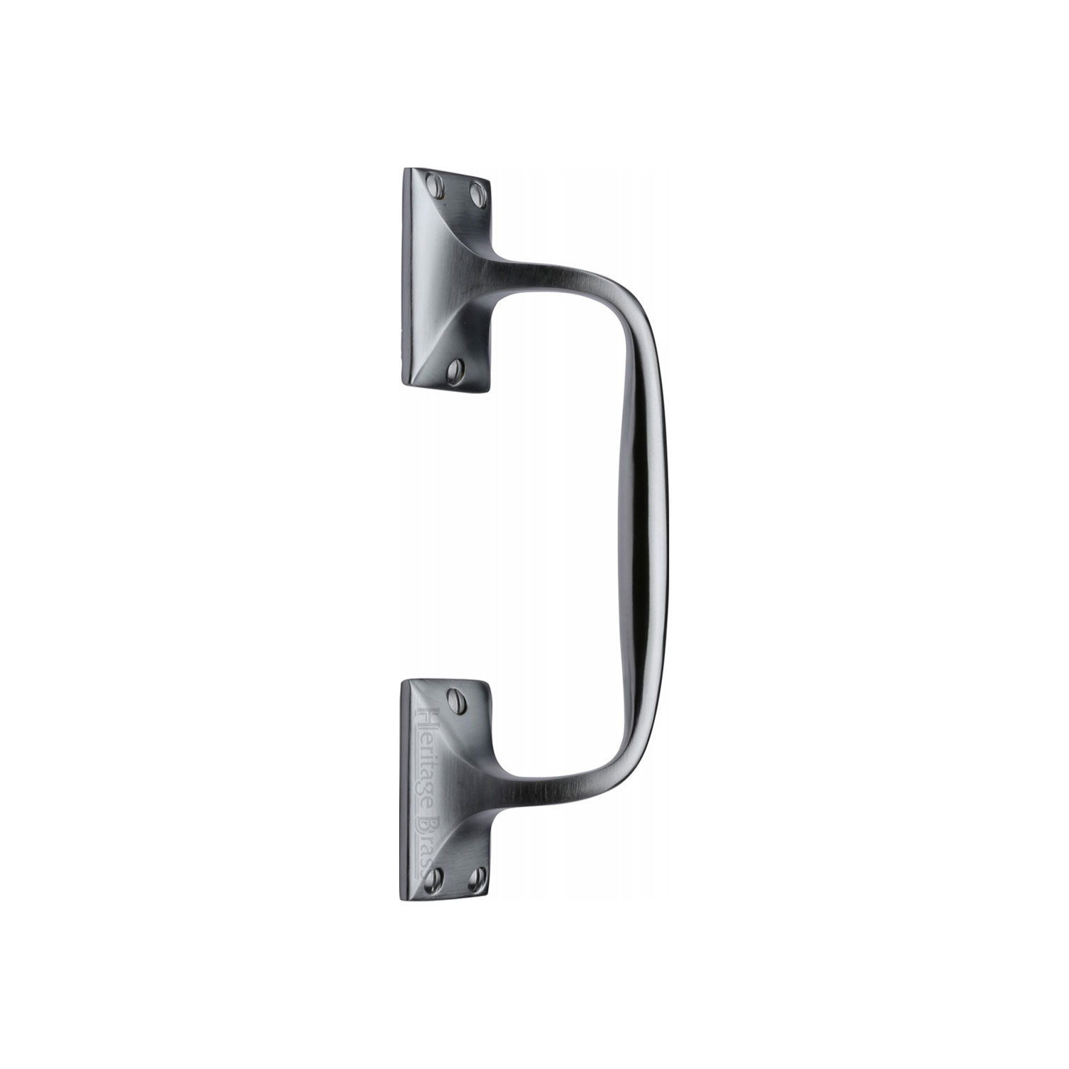 Heritage Brass Door Pull Handle Cranked Design 8"