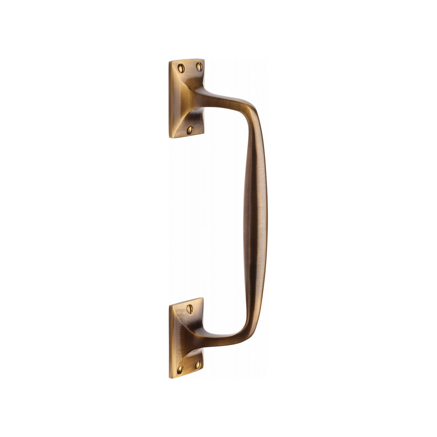 Heritage Brass Door Pull Handle Cranked Design 10"