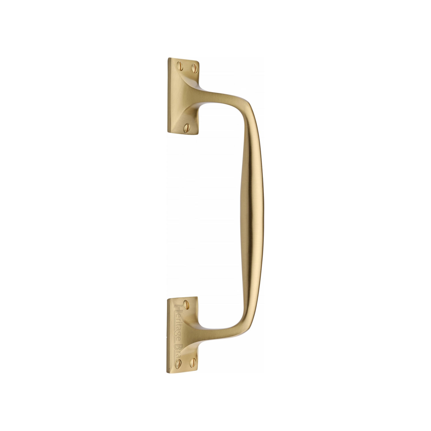 Heritage Brass Door Pull Handle Cranked Design 10"
